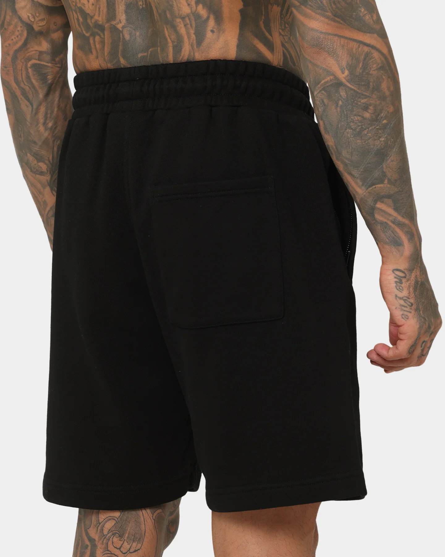 Fallen Breed Logo Sweat Shorts Black - Image 10