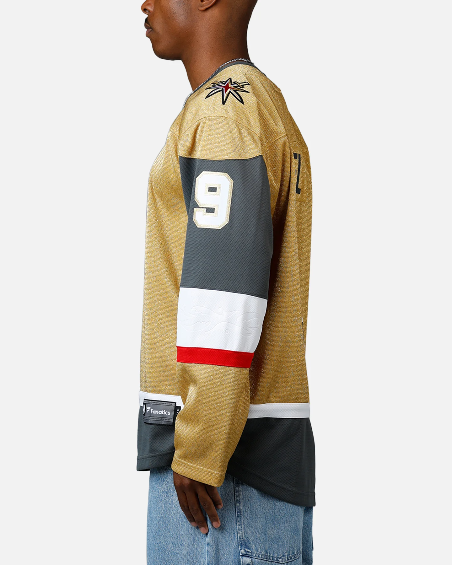 Fanastics Vegas Golden Knights Jack Eichel #9 Jersey Gold - Image 5
