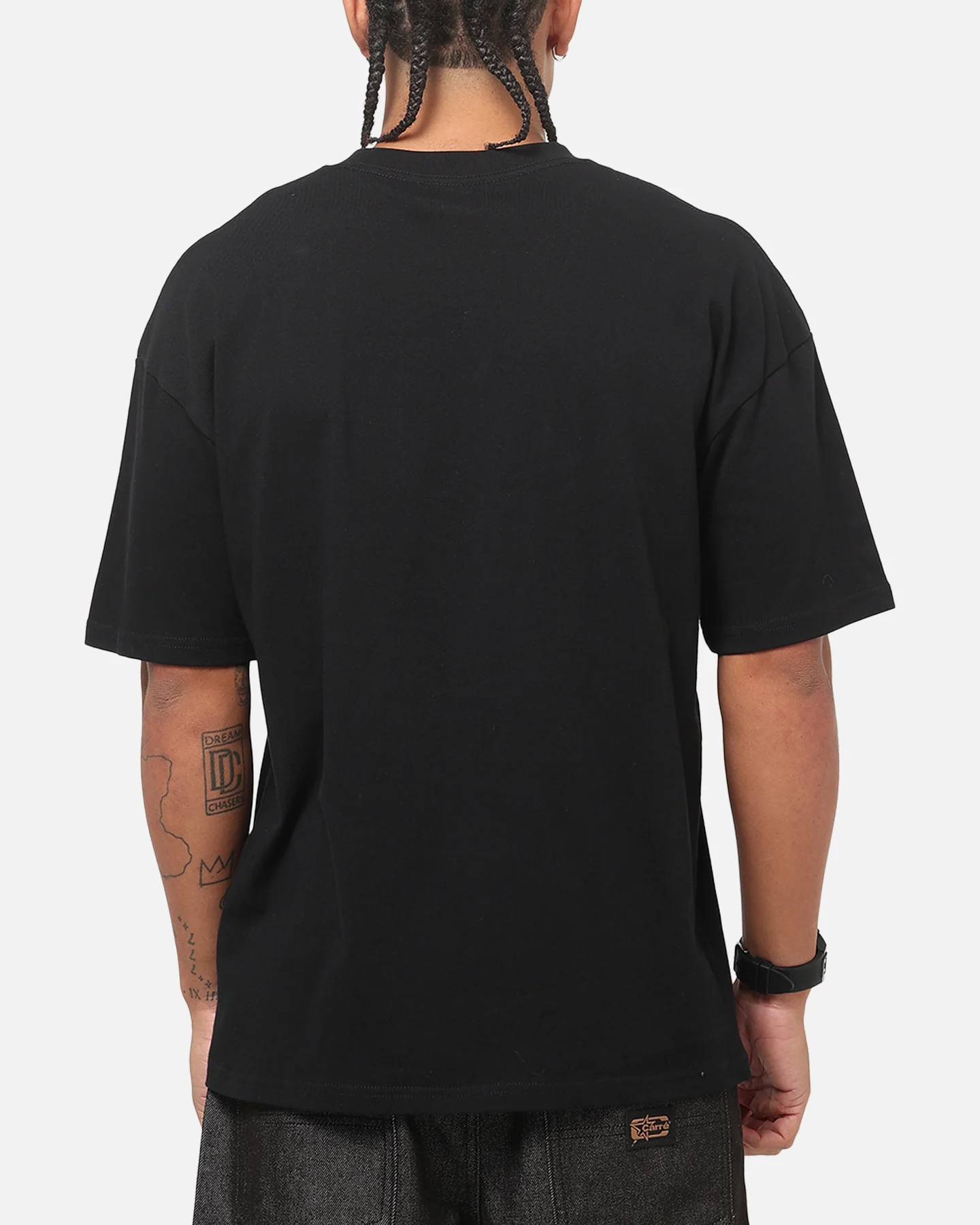 Carre Field T-Shirt Black - Image 3