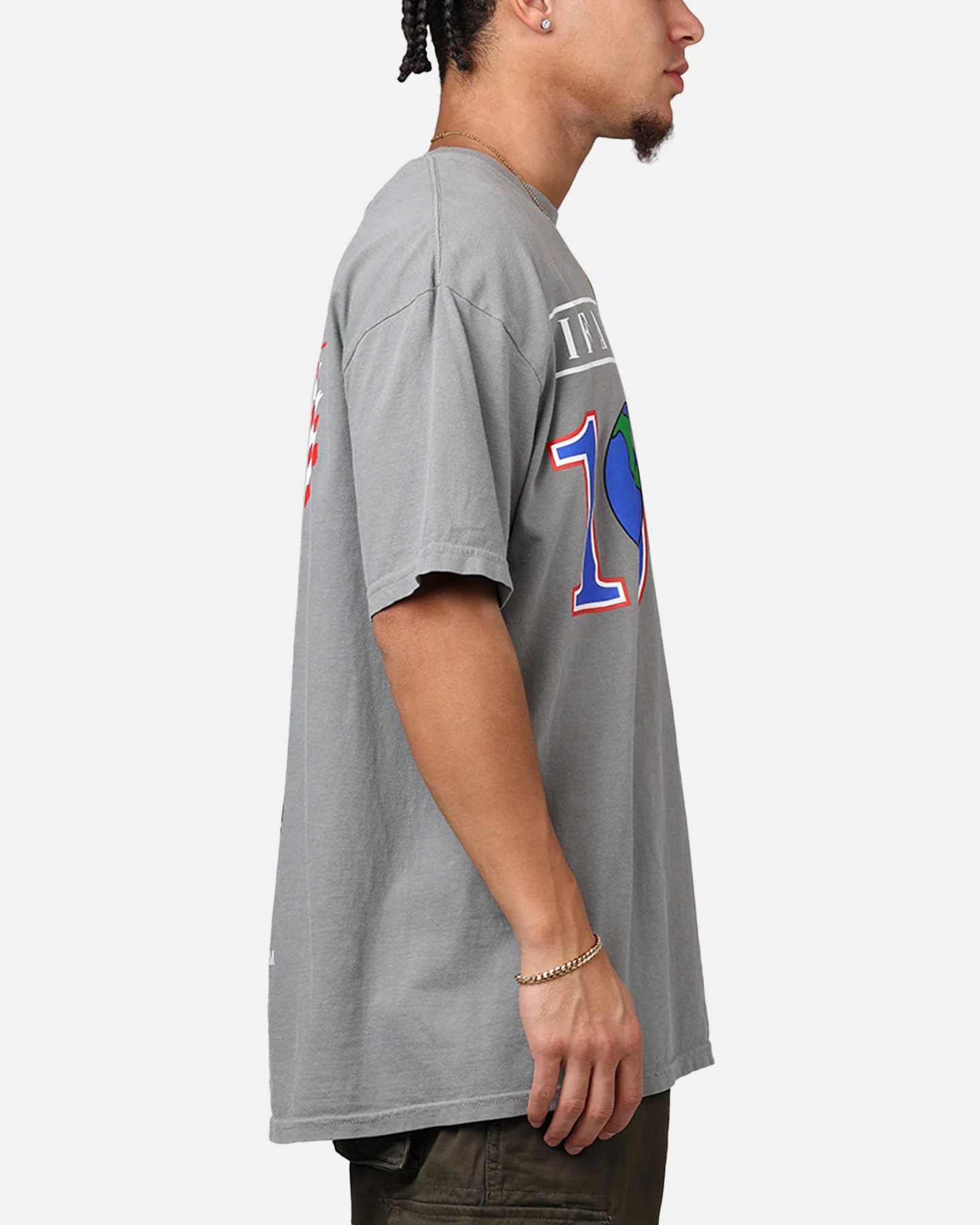 Fifa FIFA 1994 Mascot T-Shirt Washed Grey - Image 4
