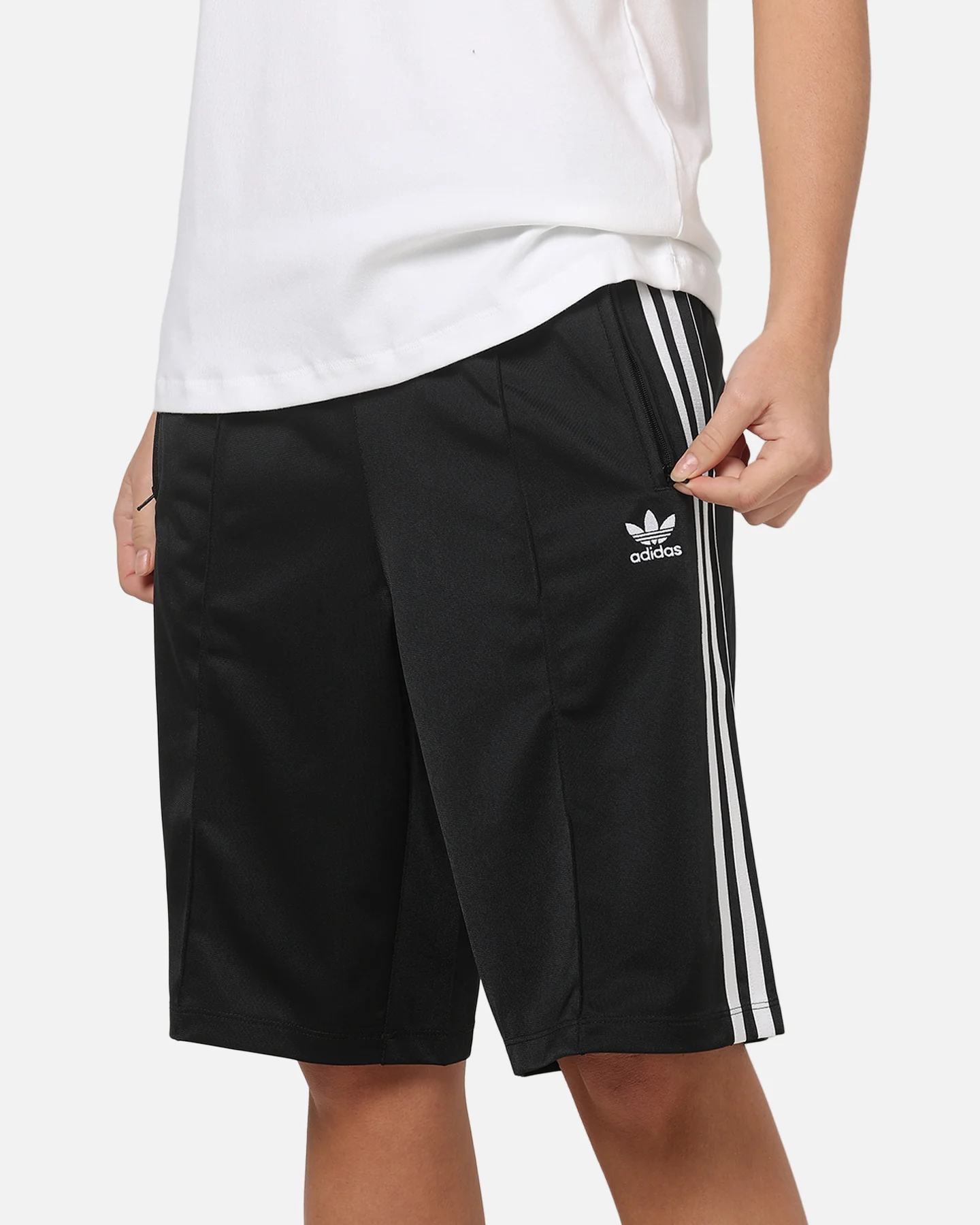 Adidas Women's Firebird Shorts Black - Image 3