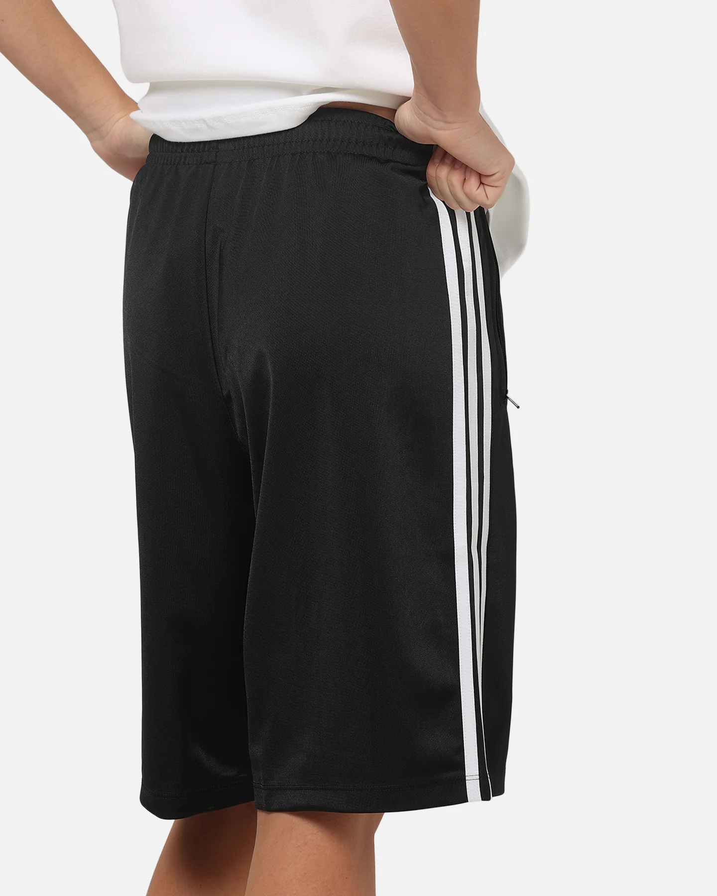 Adidas Women's Firebird Shorts Black - Image 4