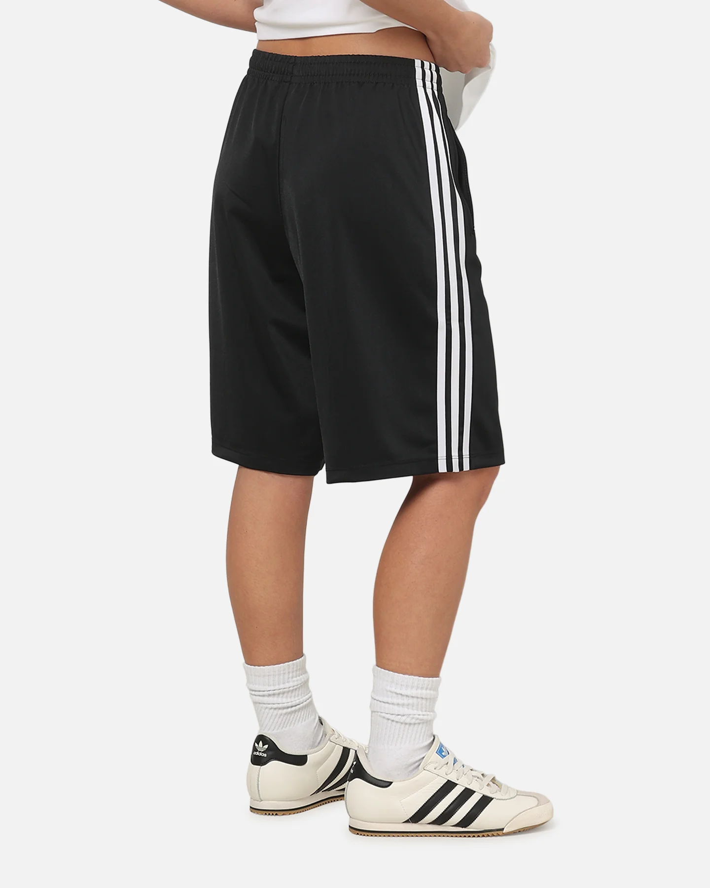 Adidas Women's Firebird Shorts Black - Image 5