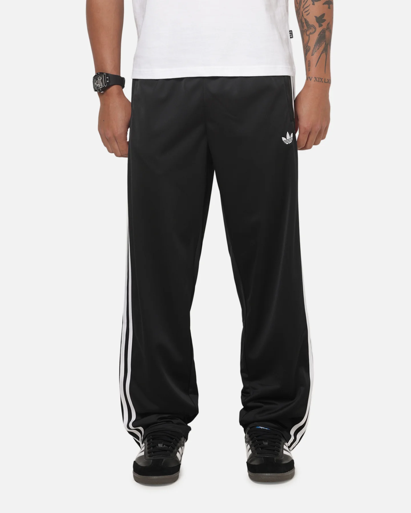Adidas Firebird Trackpants Black/White - Image 5