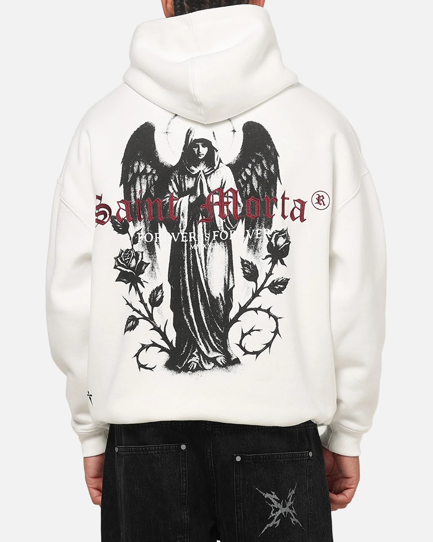 Saint Morta Forever Ever Hoodie Off White