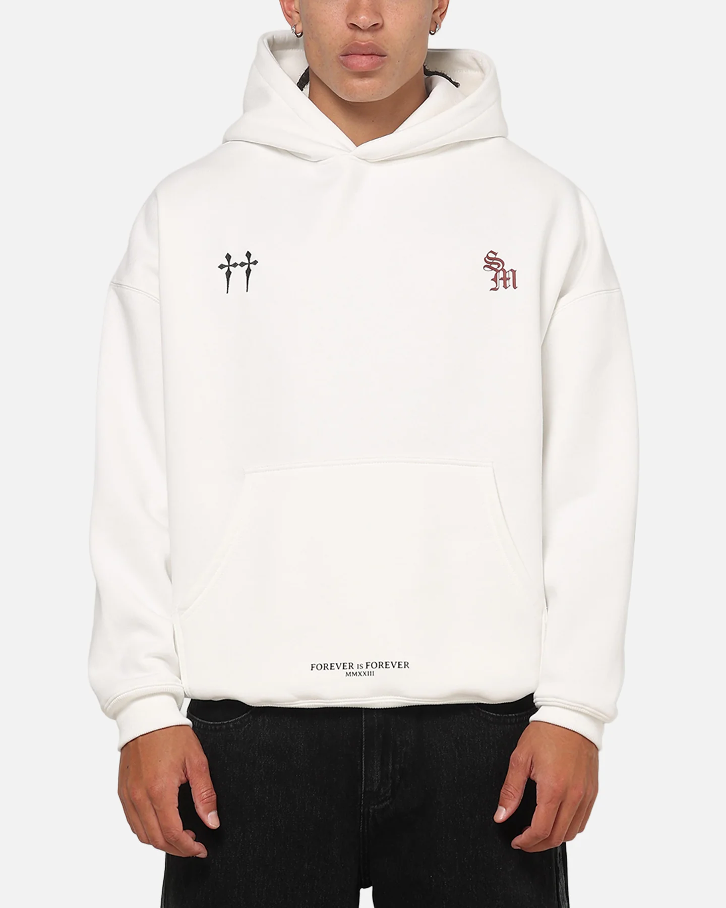 Saint Morta Forever Ever Hoodie Off White - Image 2