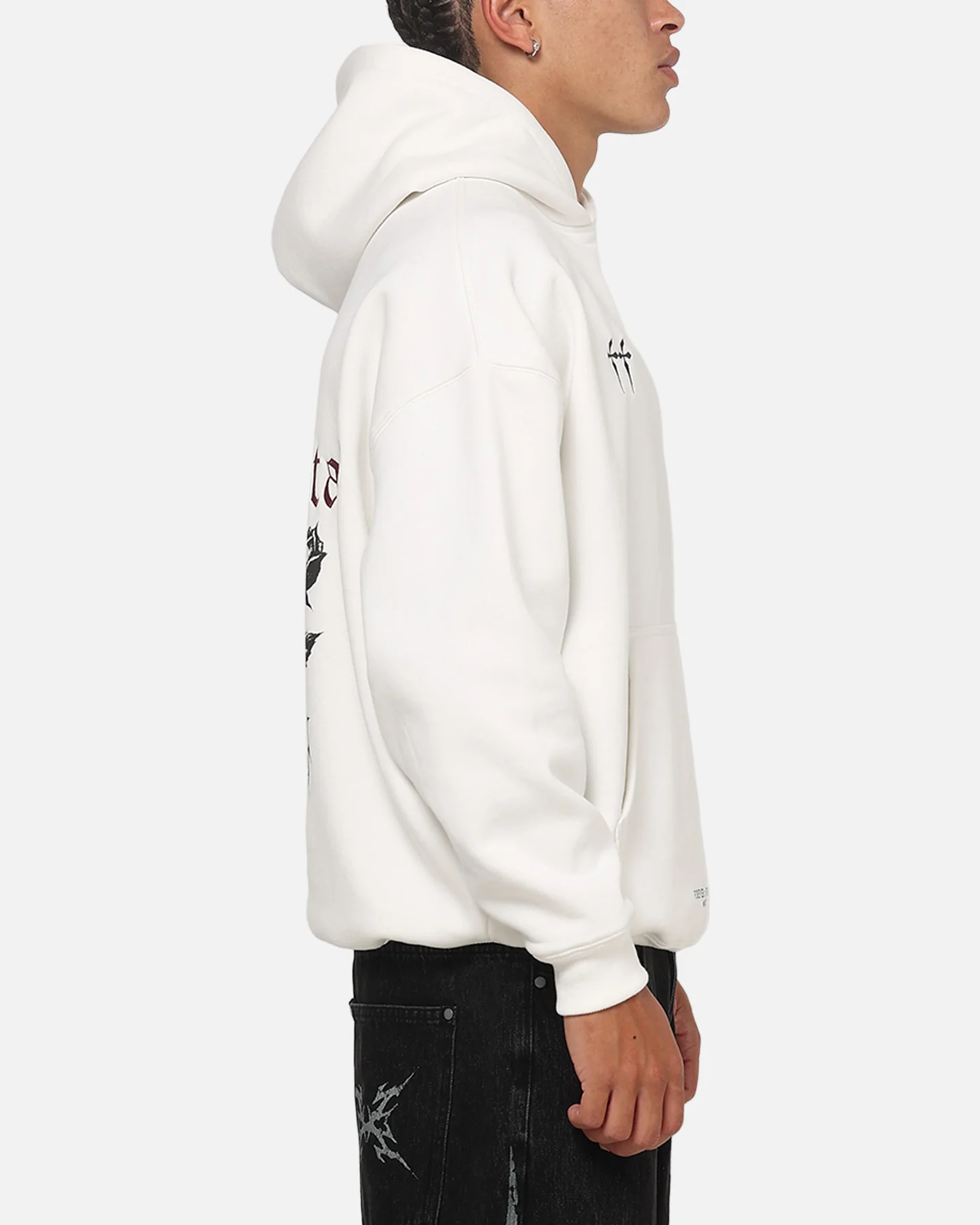 Saint Morta Forever Ever Hoodie Off White - Image 5