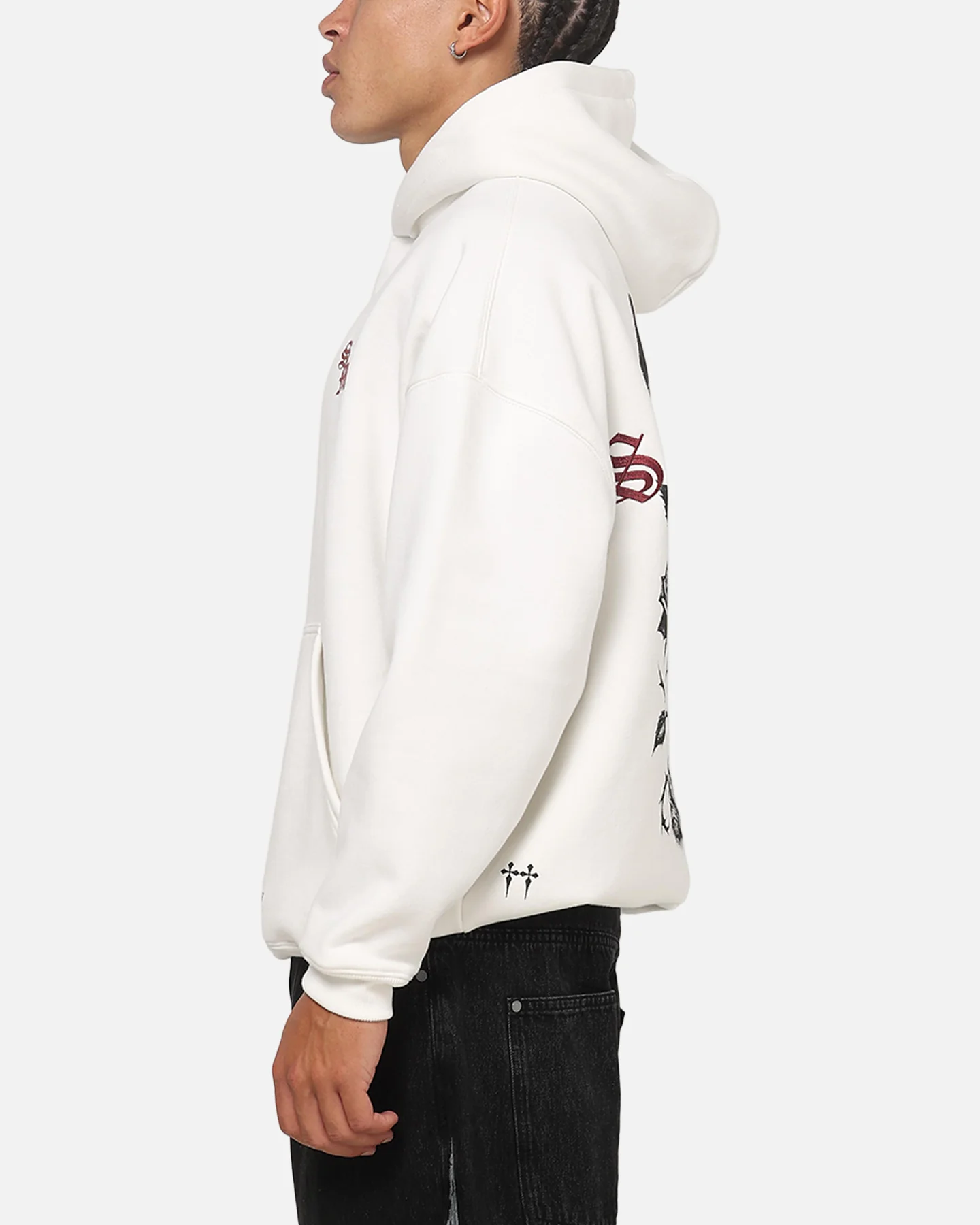 Saint Morta Forever Ever Hoodie Off White - Image 6
