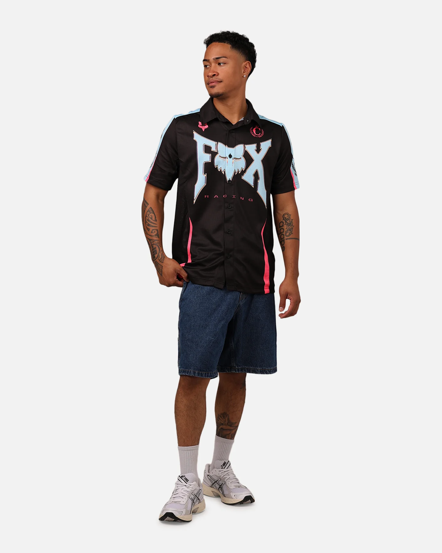 Fox Racing X Culture Kings Work Shirt Black - Image 3