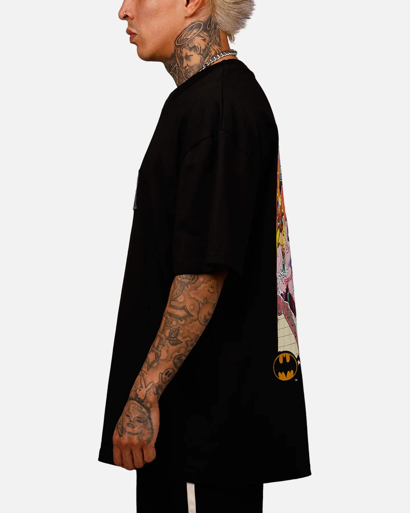 Freeze Max DC Batman The Joker 'Troublemakers' Fireworks T-Shirt Black - Image 5