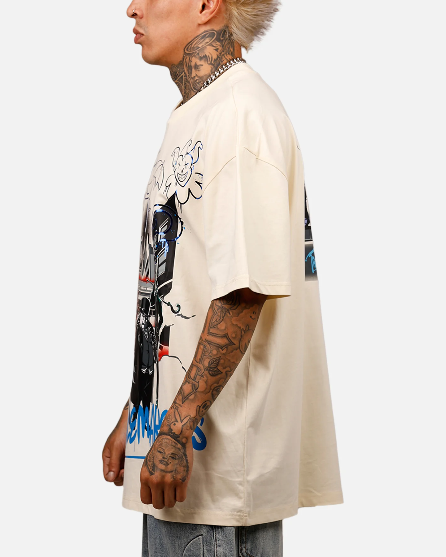 Freeze Max DC Batman Troublemakers T-Shirt Eggshell - Image 5