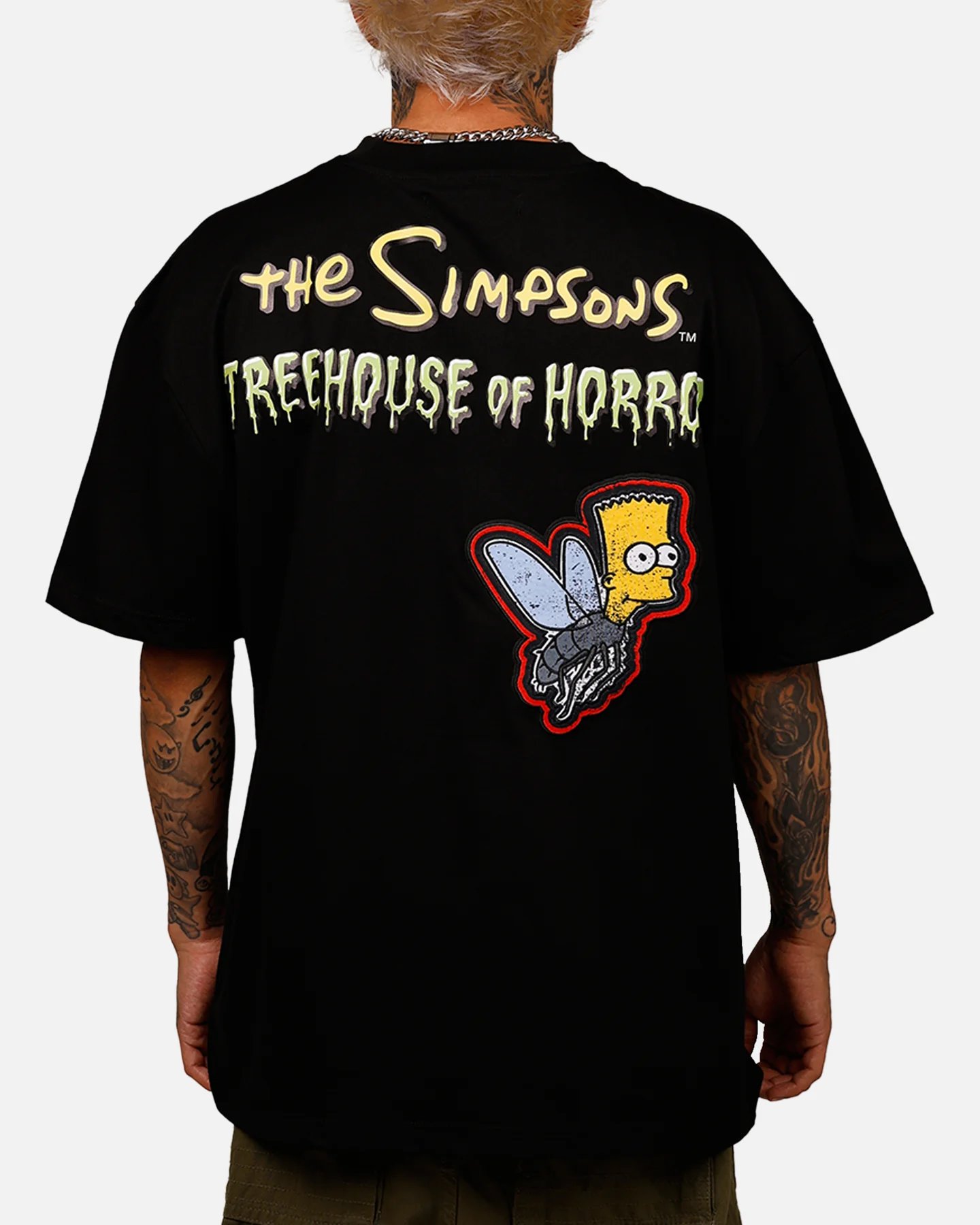 Freeze Max The Simpsons 'The Simpson Treehouse Of Horror' Ay Carumba T-Shirt Black - Image 2