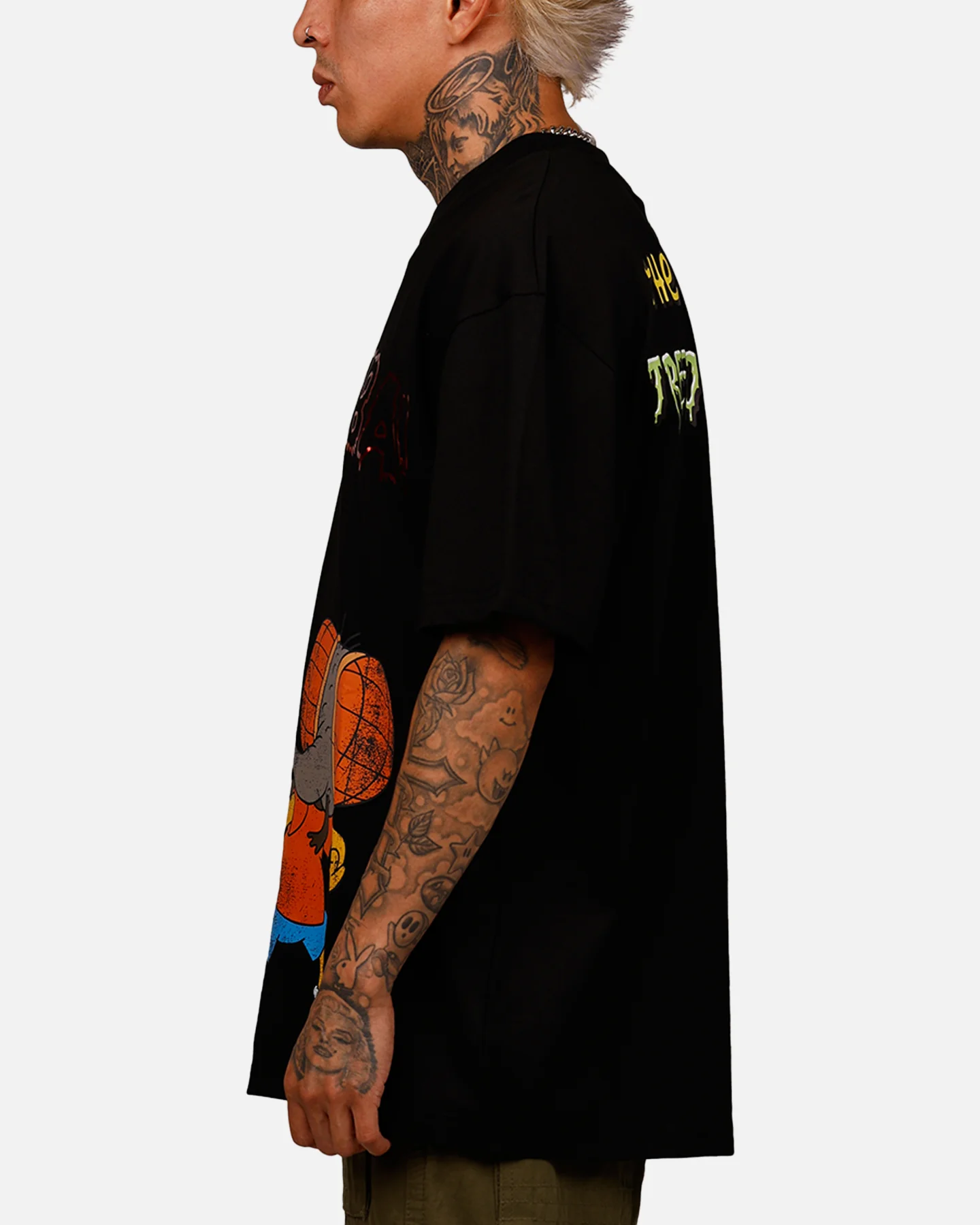 Freeze Max The Simpsons 'The Simpson Treehouse Of Horror' Ay Carumba T-Shirt Black - Image 5