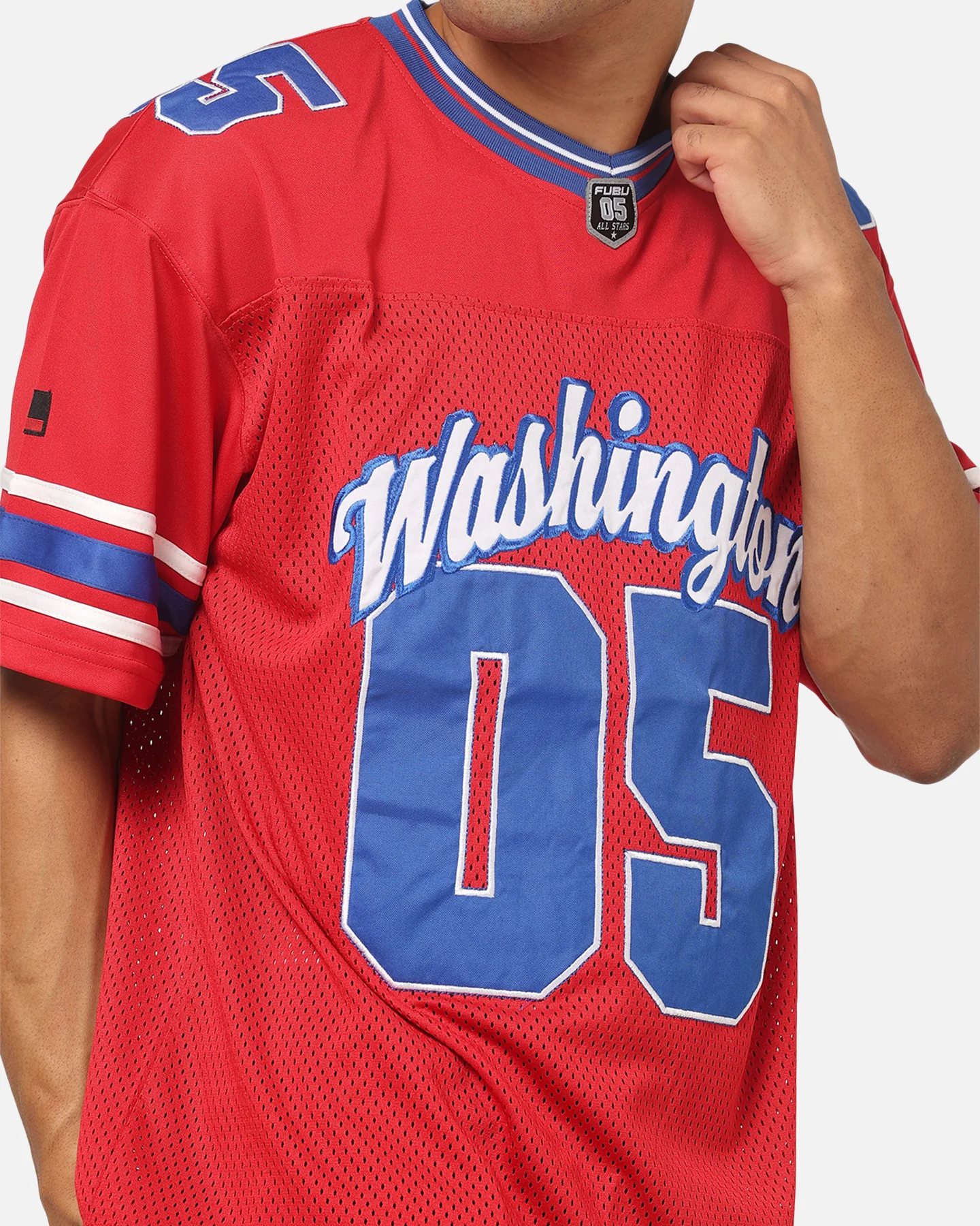 Fubu City Washington Jersey Red/Blue - Image 7