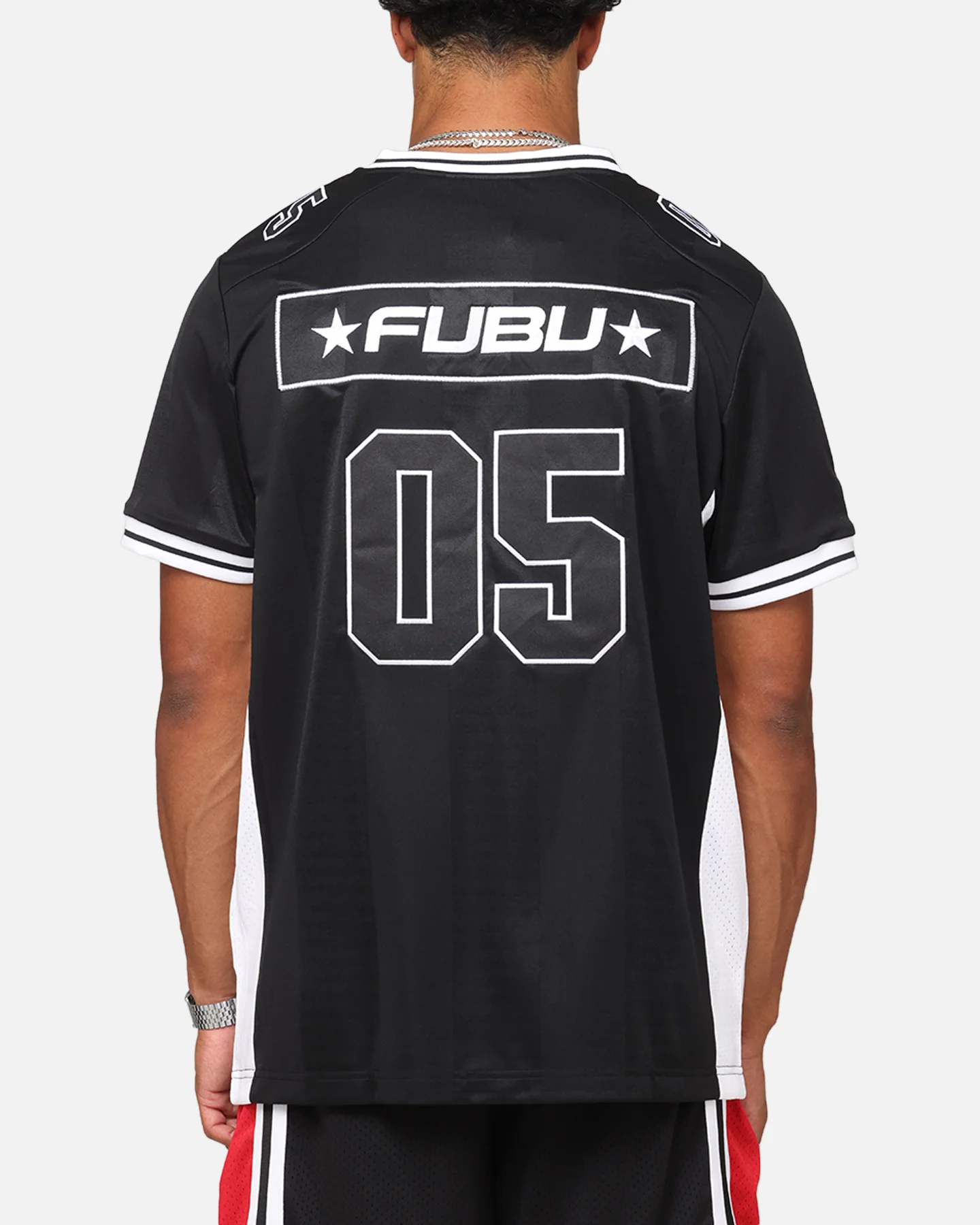 Fubu Corporate Football Jersey Black/White/Red - Image 2