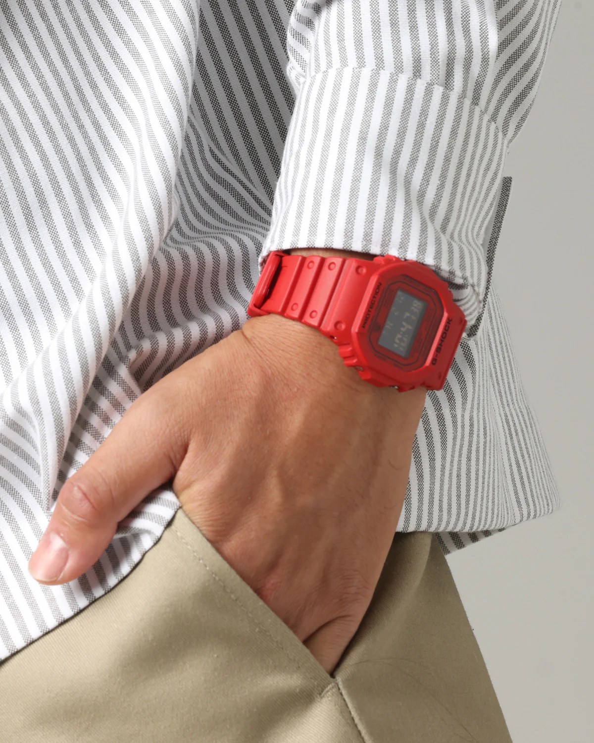 G Shock DW5600RRB-4D Watch Red/Red - Image 2