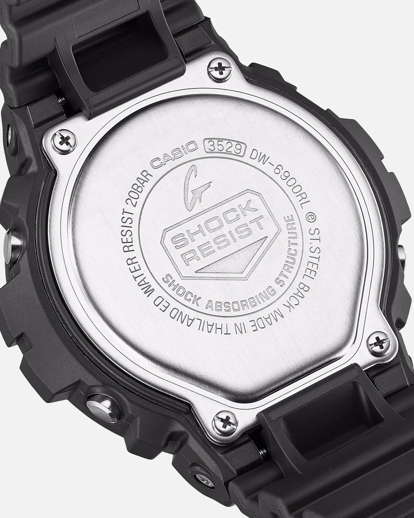 G Shock DW6900RL-1D Watch Black - Image 5