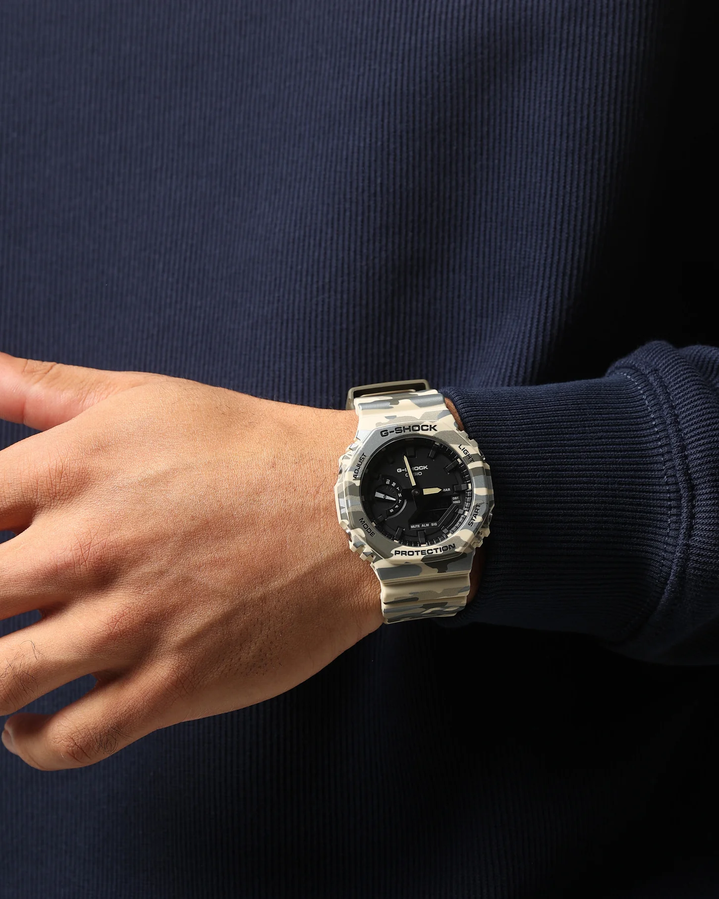 G Shock GA2100CM-5A Watch Camo/Black - Image 2