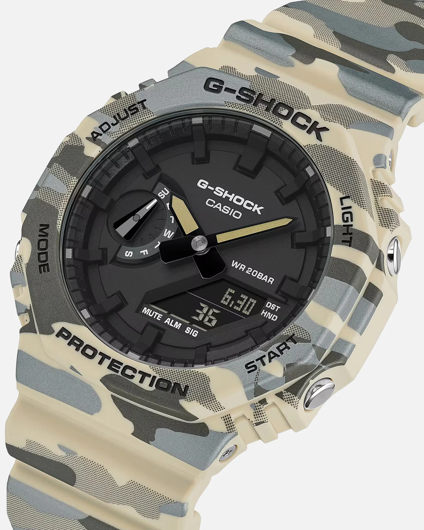 G Shock GA2100CM-5A Watch Camo/Black - Image 3