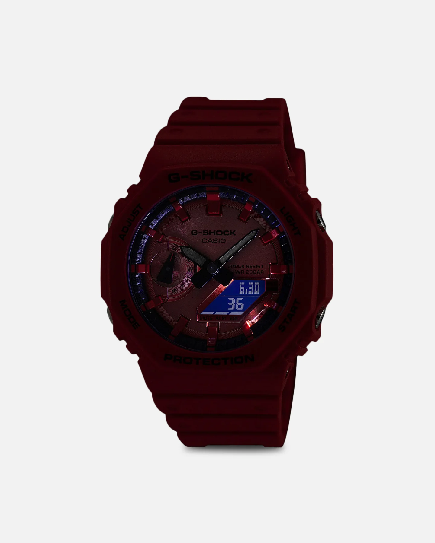 G Shock GA2100RRB-4A Watch Red/Red - Image 3