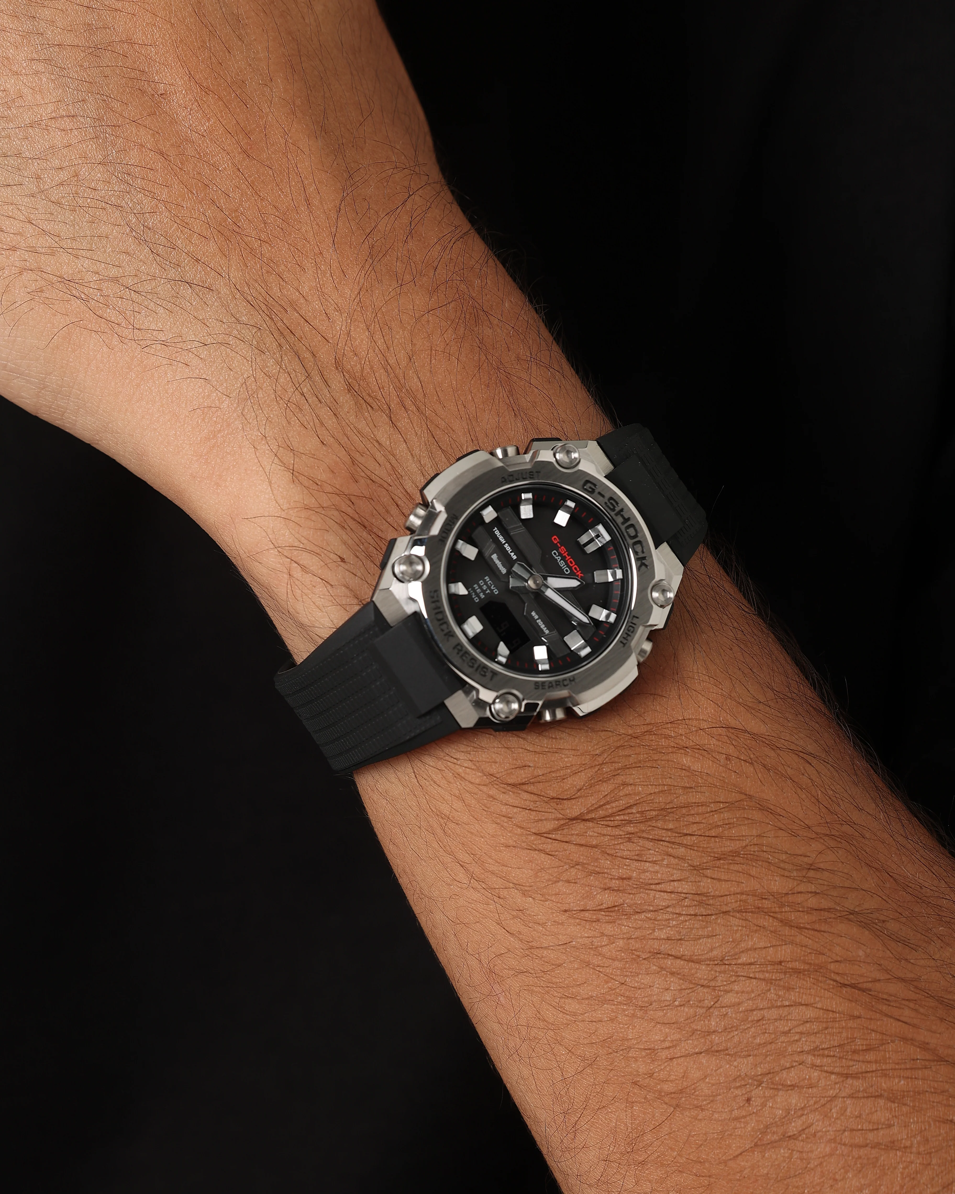 G-Shock GSTB600D-1A G-Steel Mid Thin Watch Black/Silver - Image 3