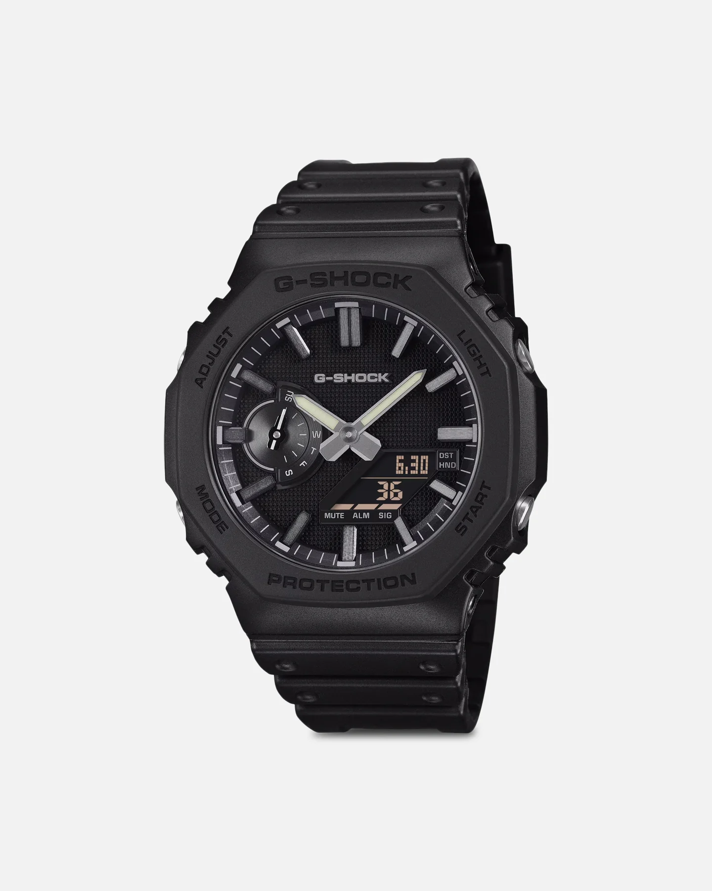 G Shock GA-2100LXB-1ADR Watch Black/Silver