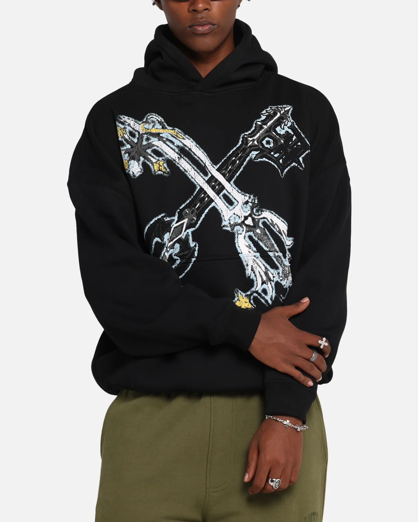 Goat Crew Disney Kingdom Hearts Kingdom Premium Hoodie Black - Image 7