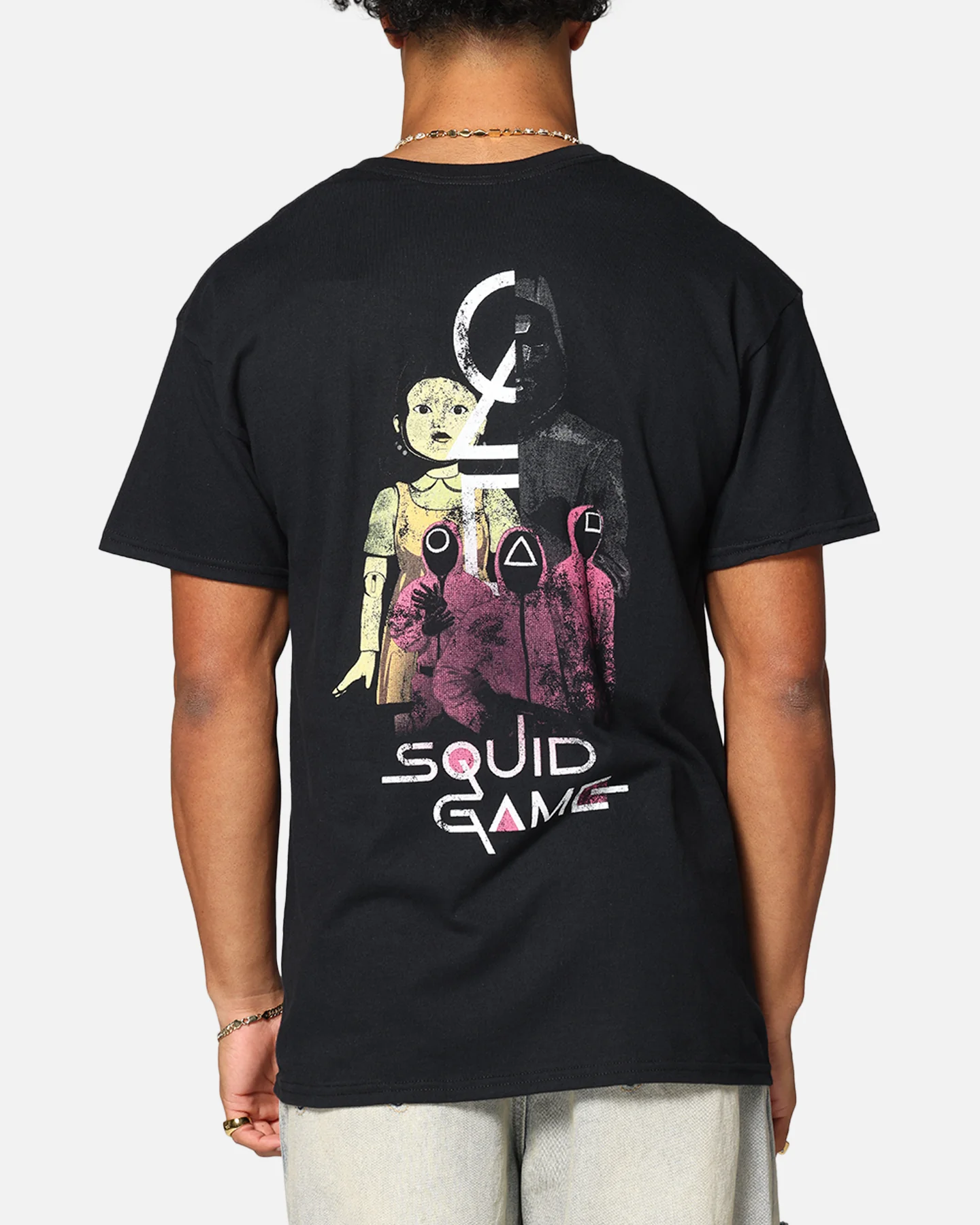 Goat Crew X Squid Game Front Man Vintage T-Shirt Black - Image 2