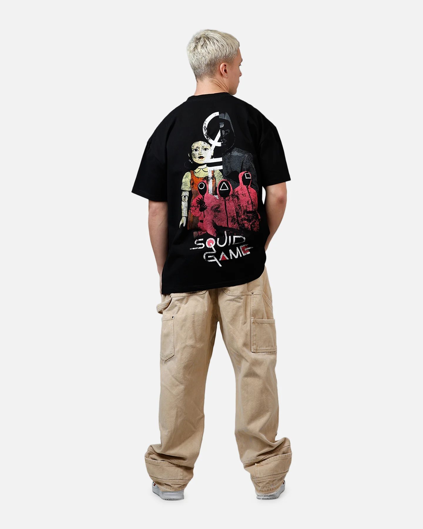 Goat Crew X Squid Game Front Man T-Shirt Black - Image 6