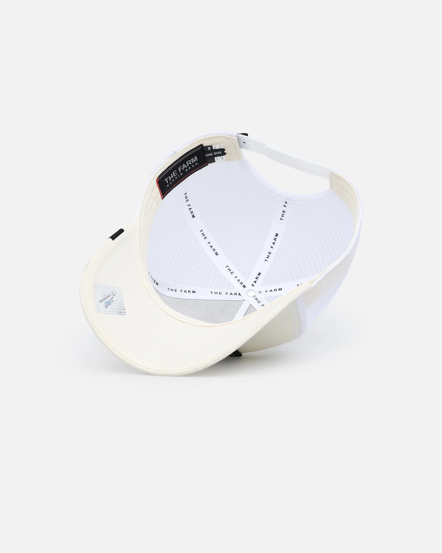 Goorin Bros The Lone Wolf Trucker Snapback White - Image 6