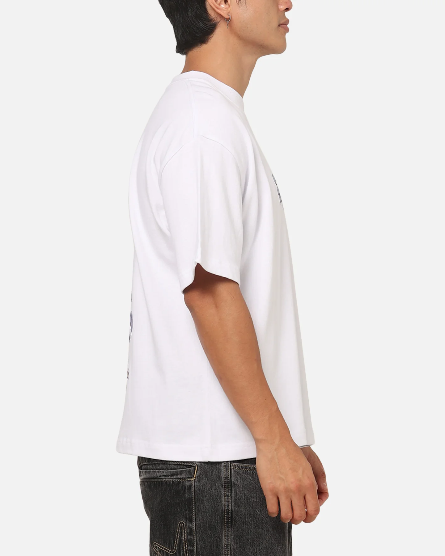 X-Large Graffiti Gorilla Fit T-Shirt White - Image 5