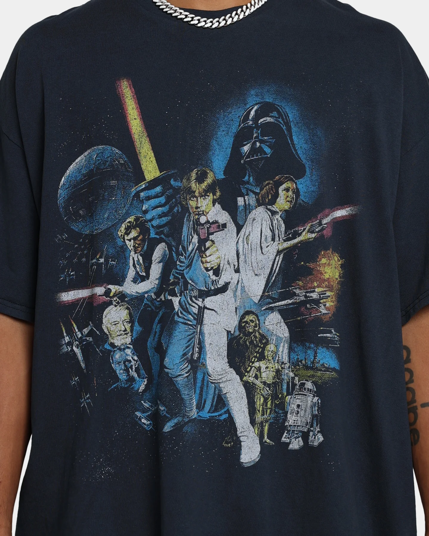 Grails Lightsaber Vintage T-Shirt Vintage Wash - Image 3