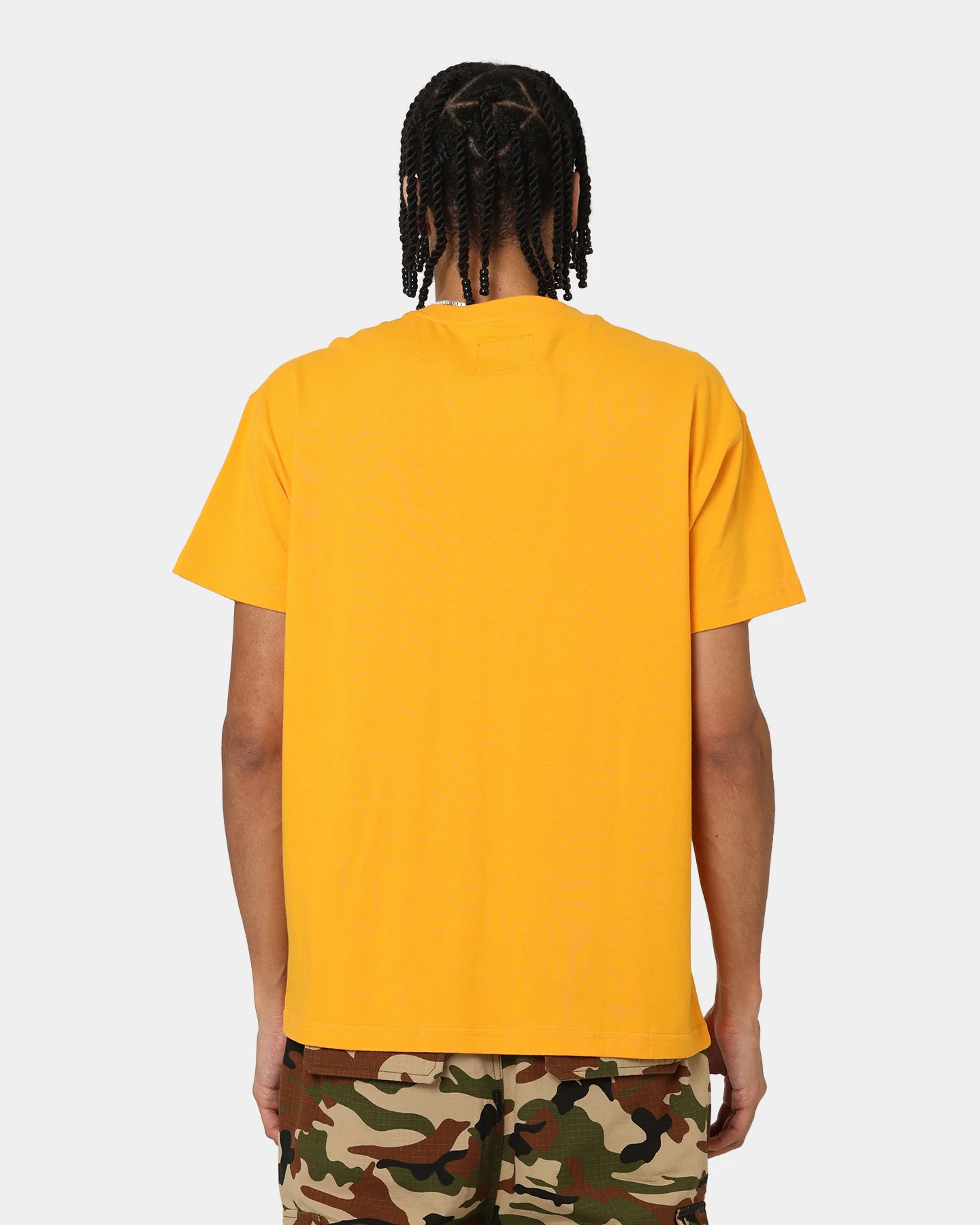 Grand Scheme Pocket T-Shirt Yellow - Image 4