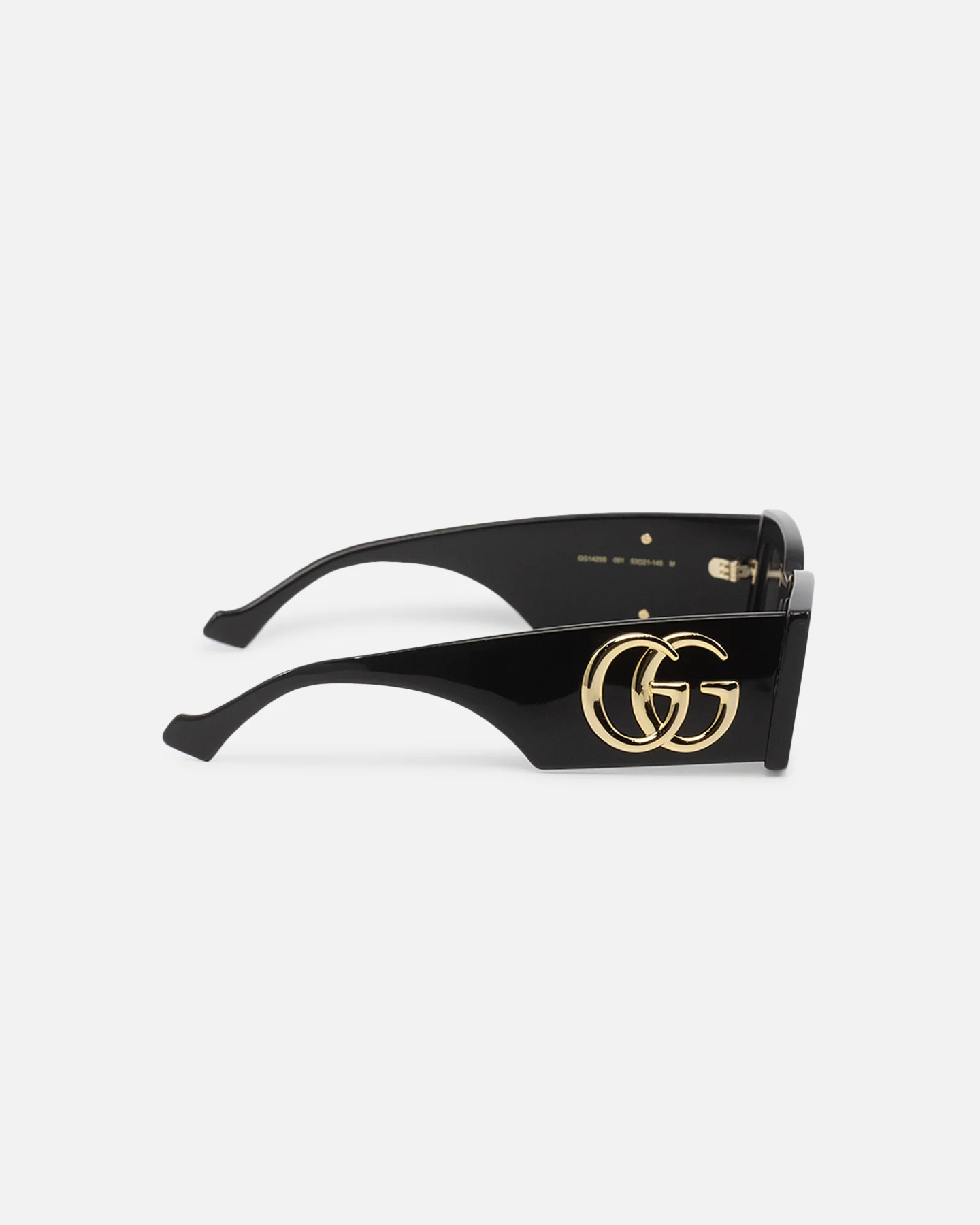 Gucci GG1425S001 BLACK (56)-3 Sunglasses Black - Image 6