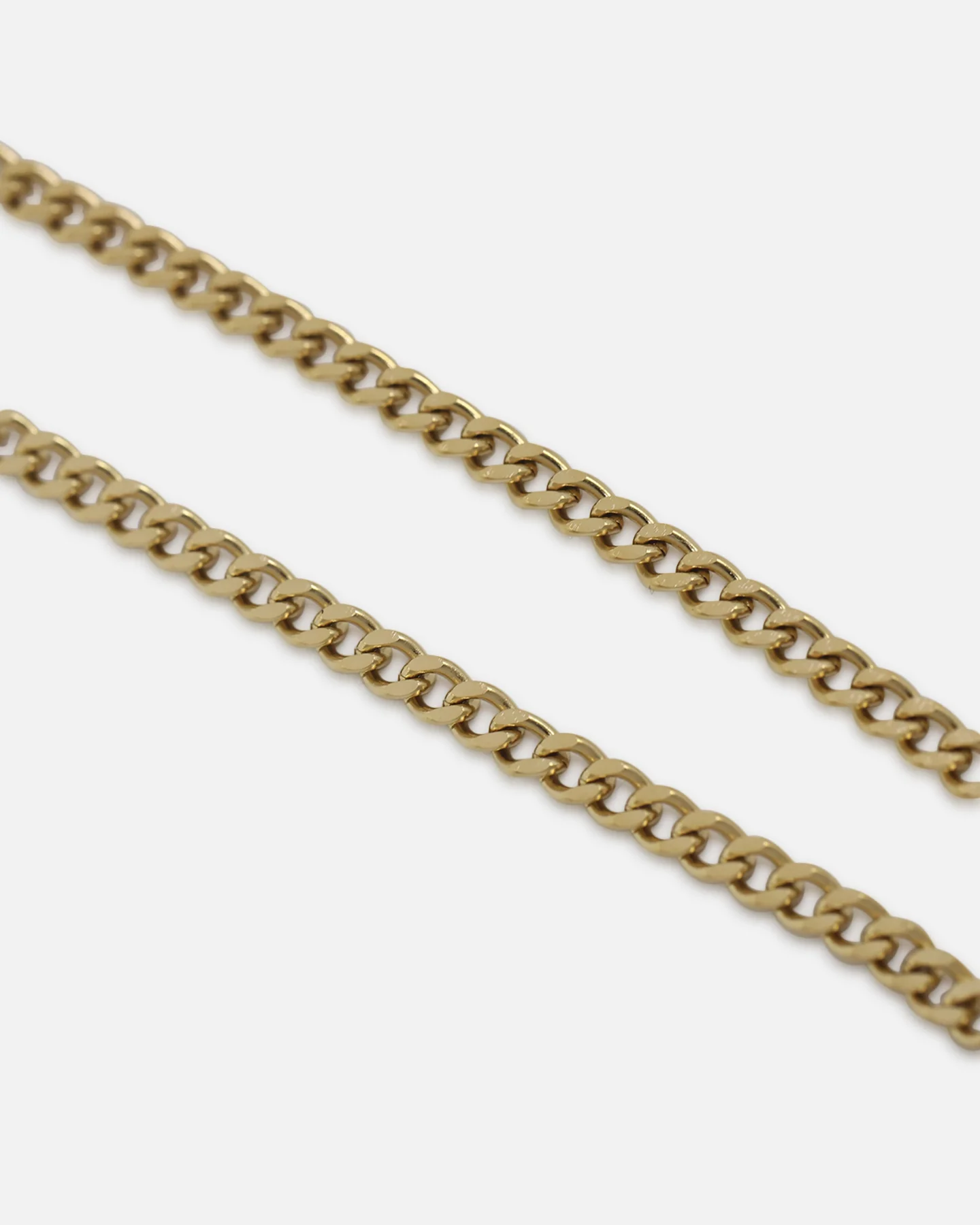 Guess Mainline 21" Lion Pave Charm Necklace Gold - Image 6