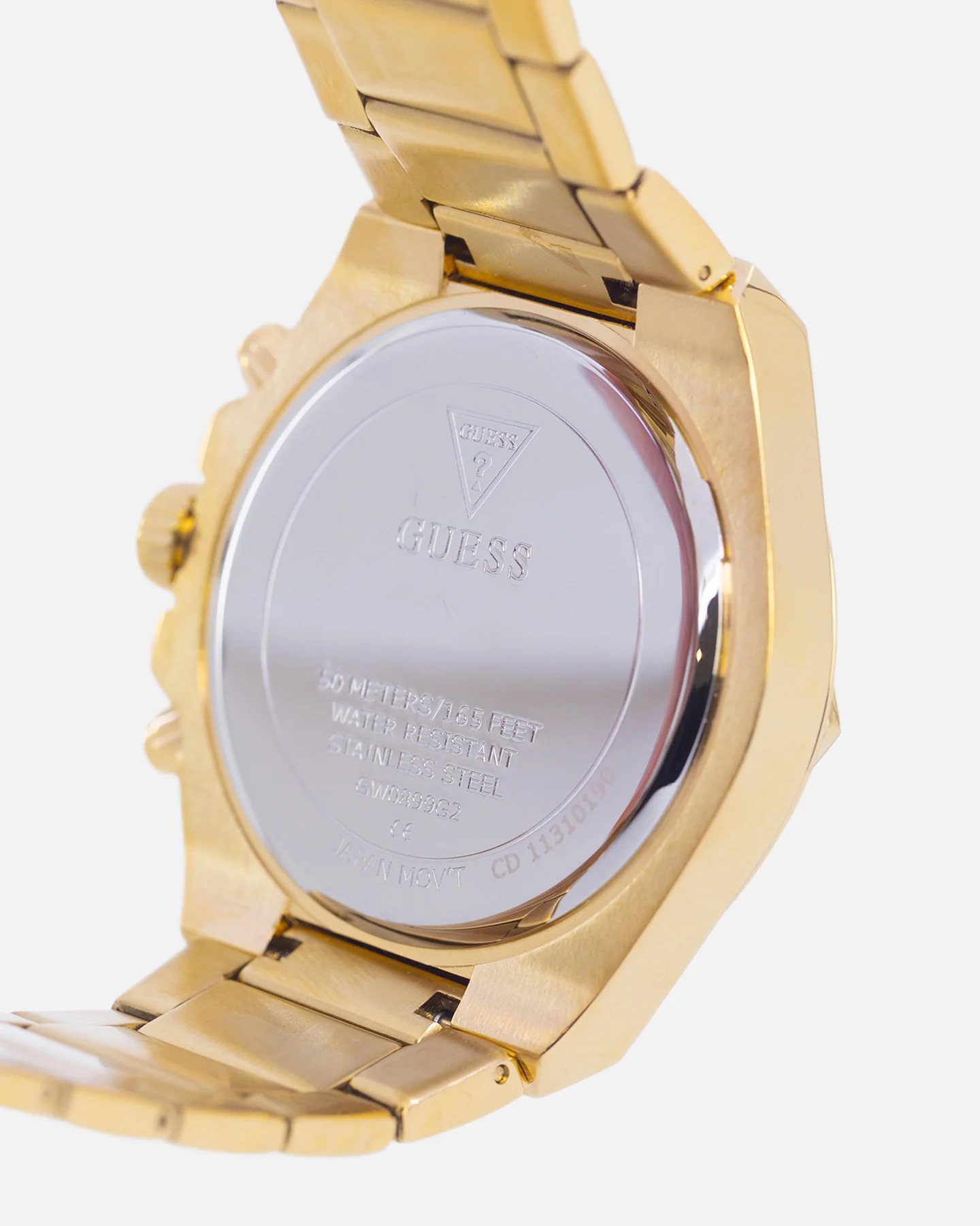 Guess Mainline Fury Glitz Bracelet Watch Gold - Image 8
