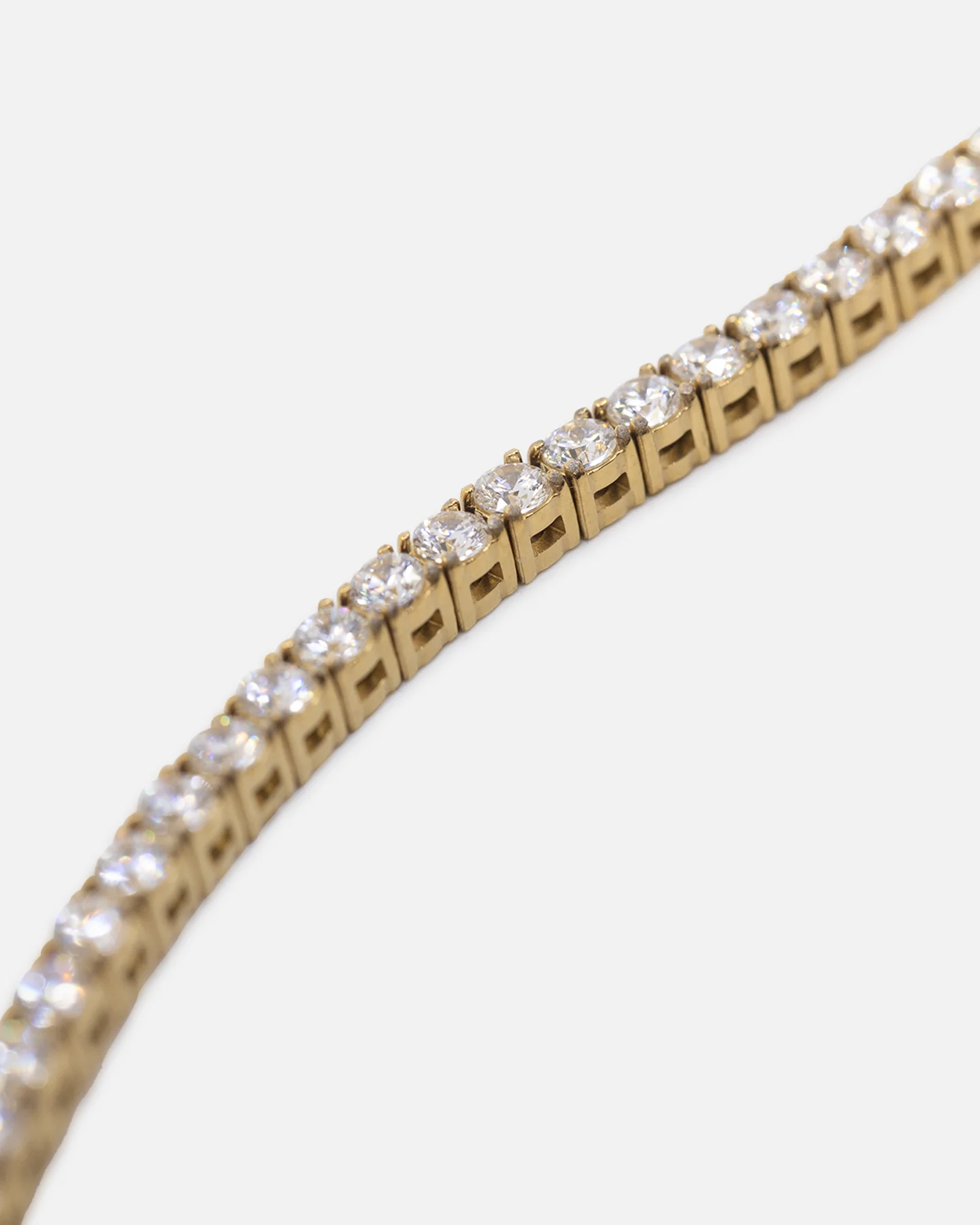 Guess Mainline Gold Tennis Logo Bracelet Multi - Image 2