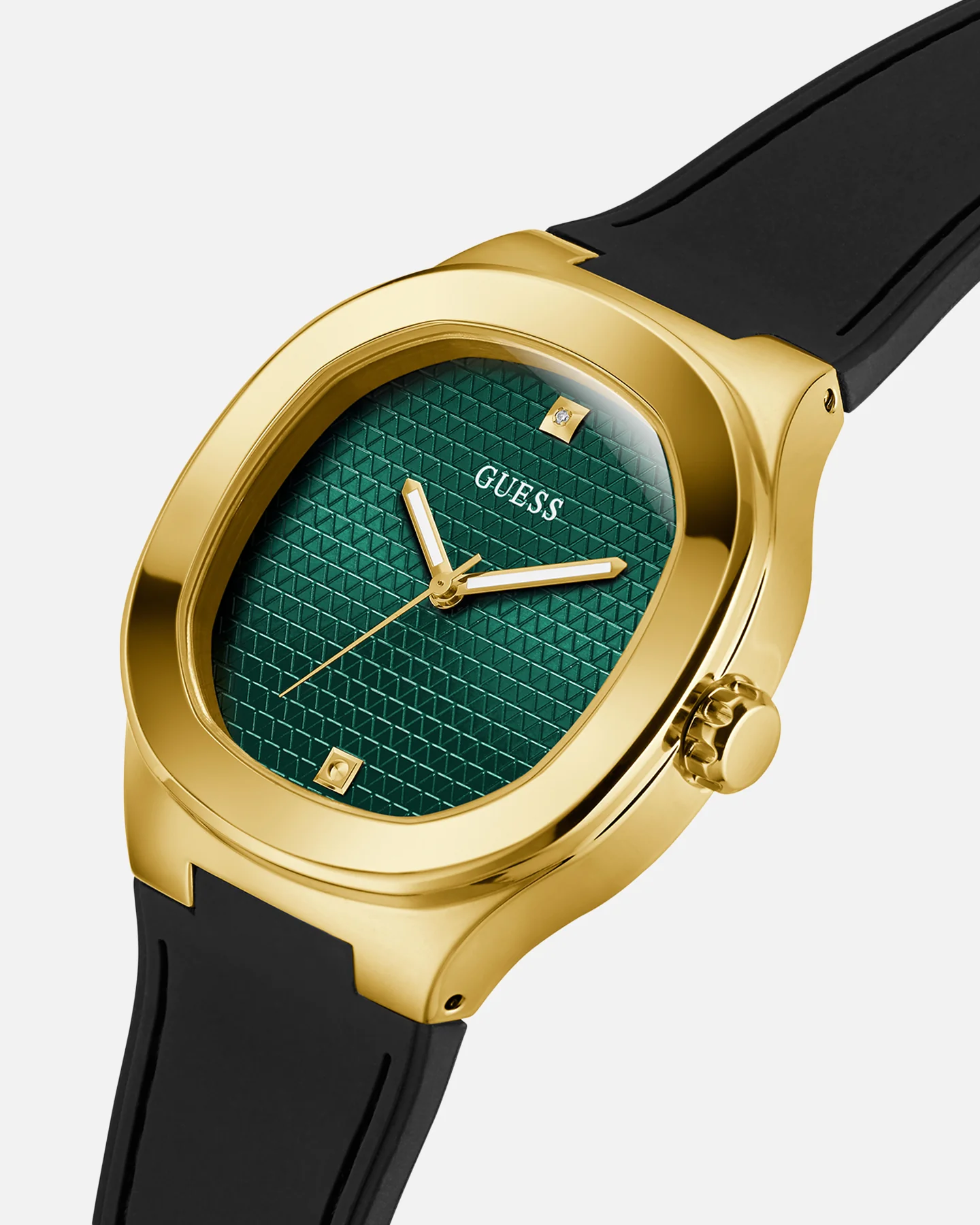 Guess Mainline Headline Watch Gold - Image 3
