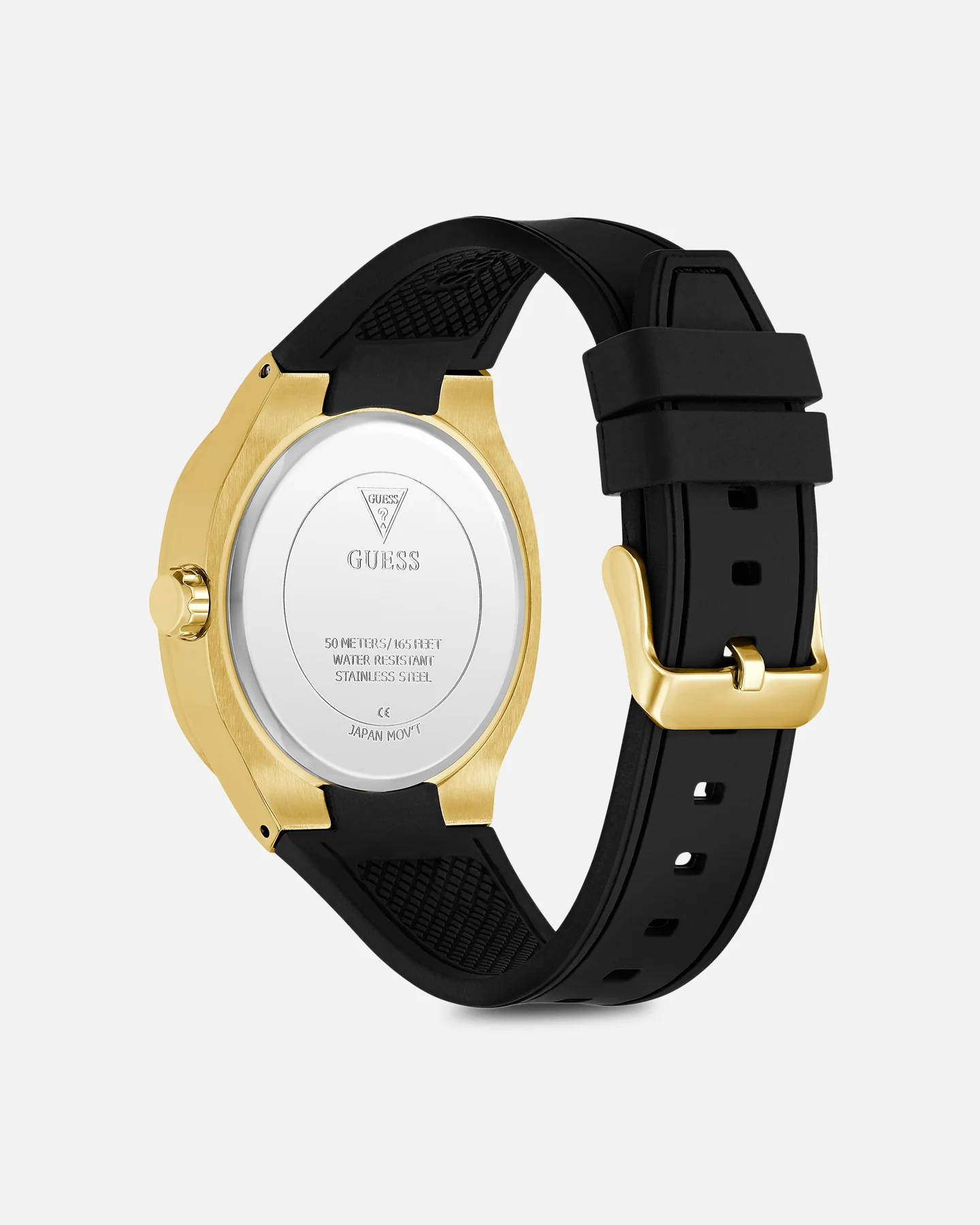 Guess Mainline Headline Watch Gold - Image 4