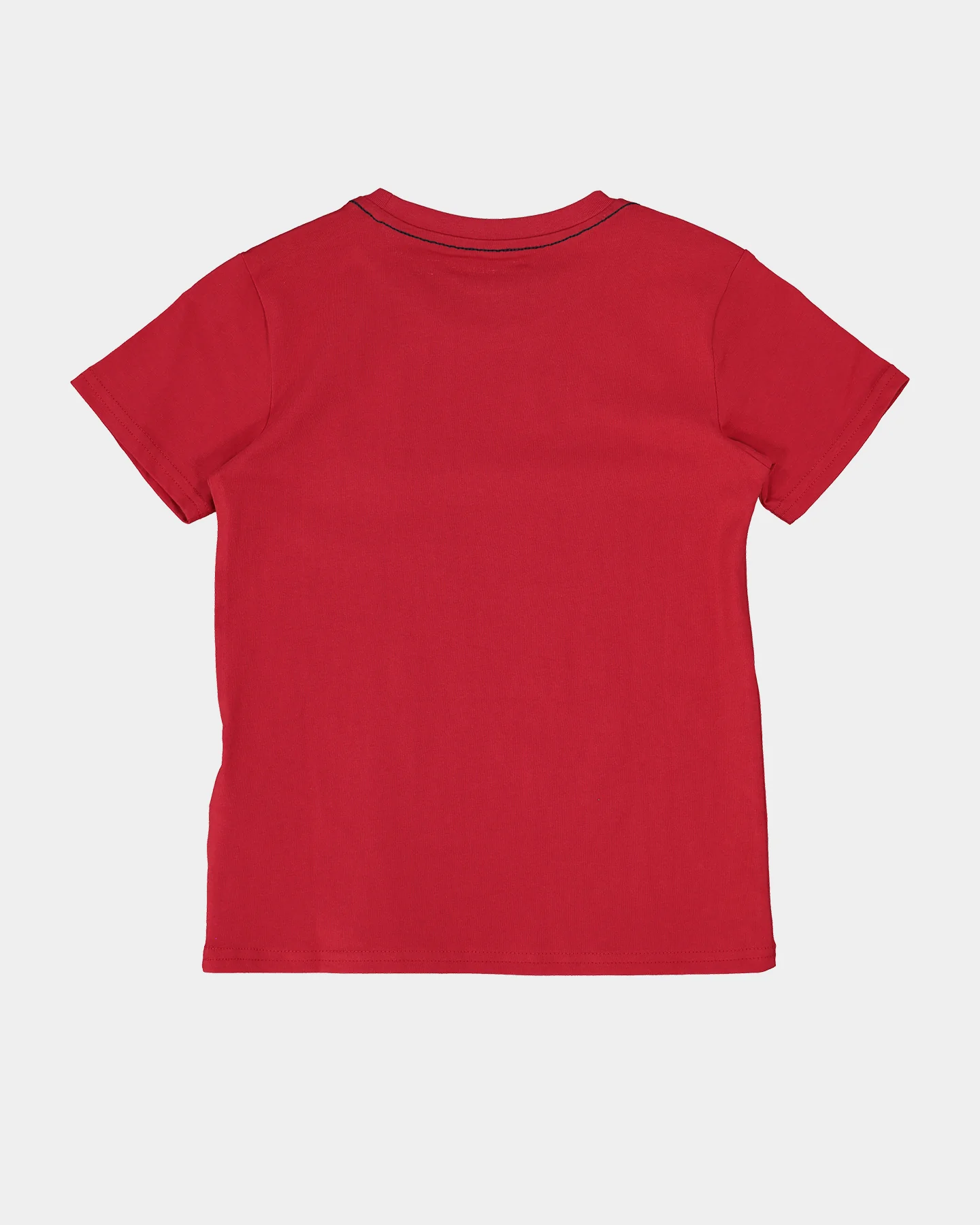 Guess Mainline Kid's Core Short Sleeve T-Shirt True Red Hot - Image 4