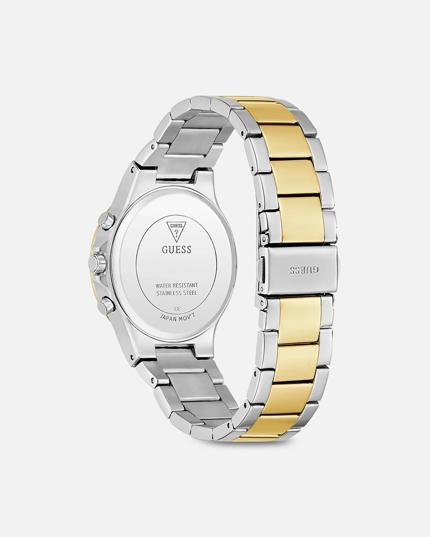 Guess Mainline Moonlight Two Tone Bracelet Watch White - Image 4