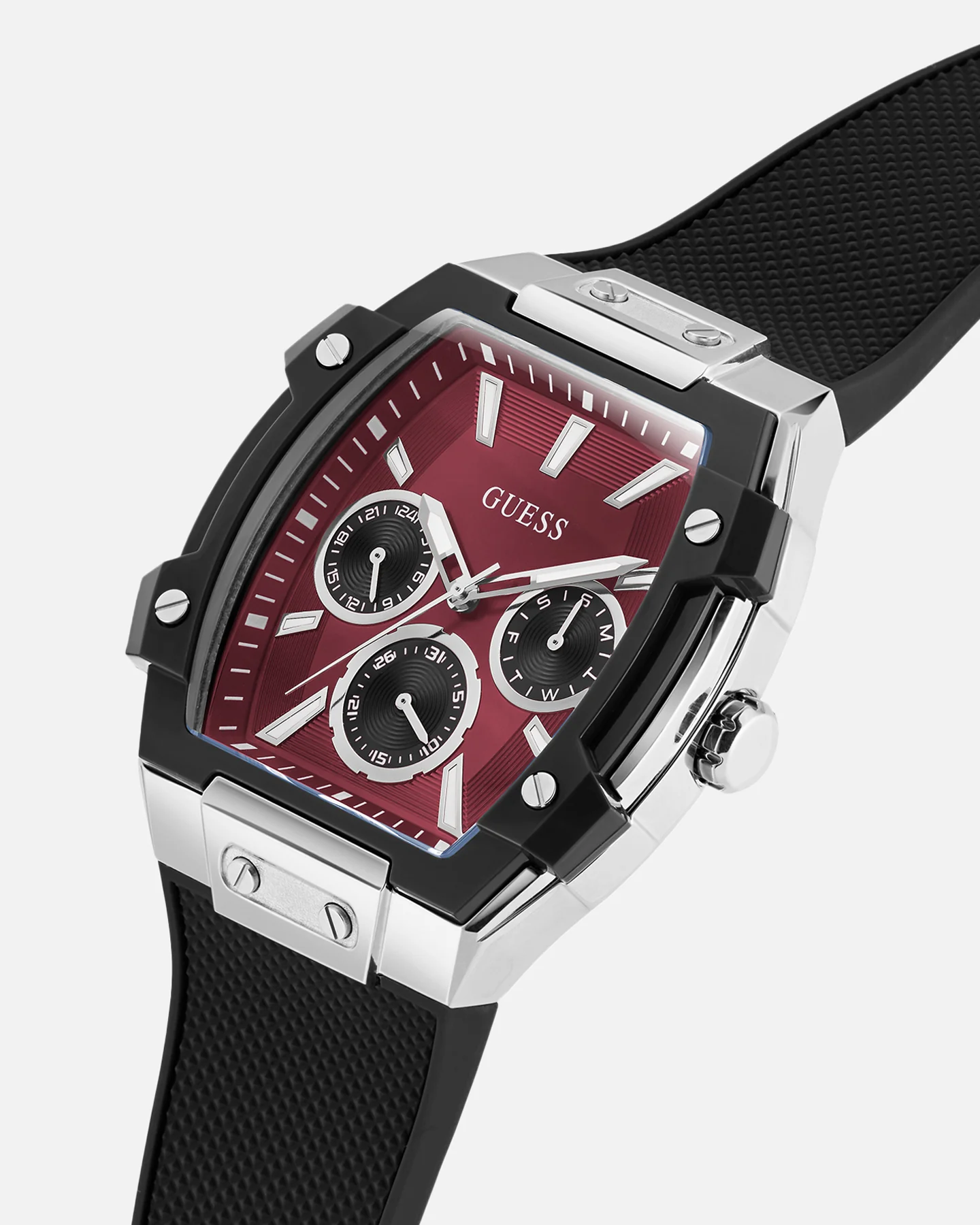 Guess Mainline Phoenix Watch Silver/Black - Image 3