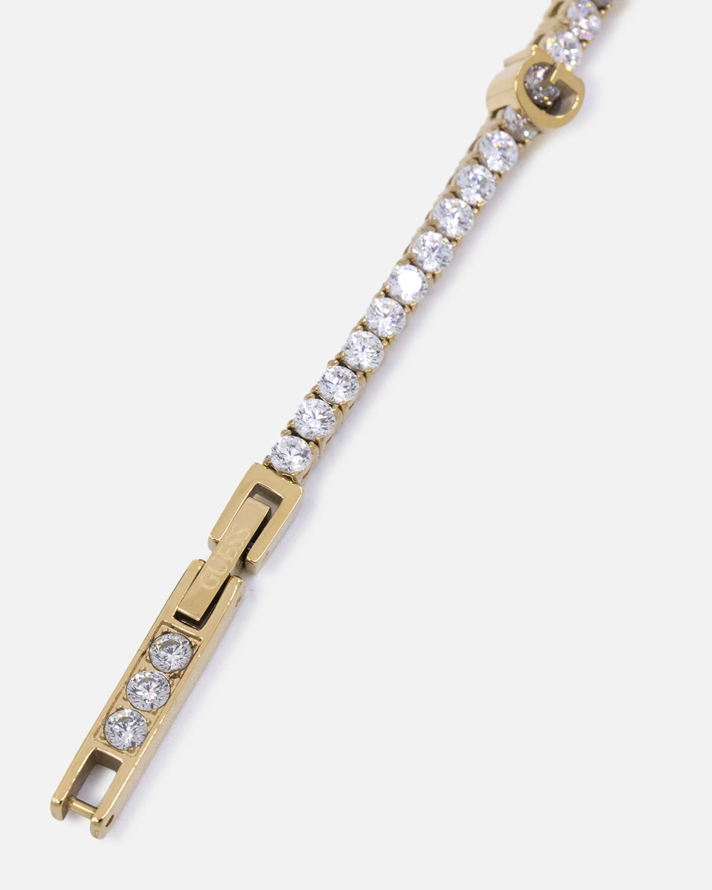 Guess Mainline Women's Arm Party Guess Tennis Bracelet Yellow Gold - Image 8