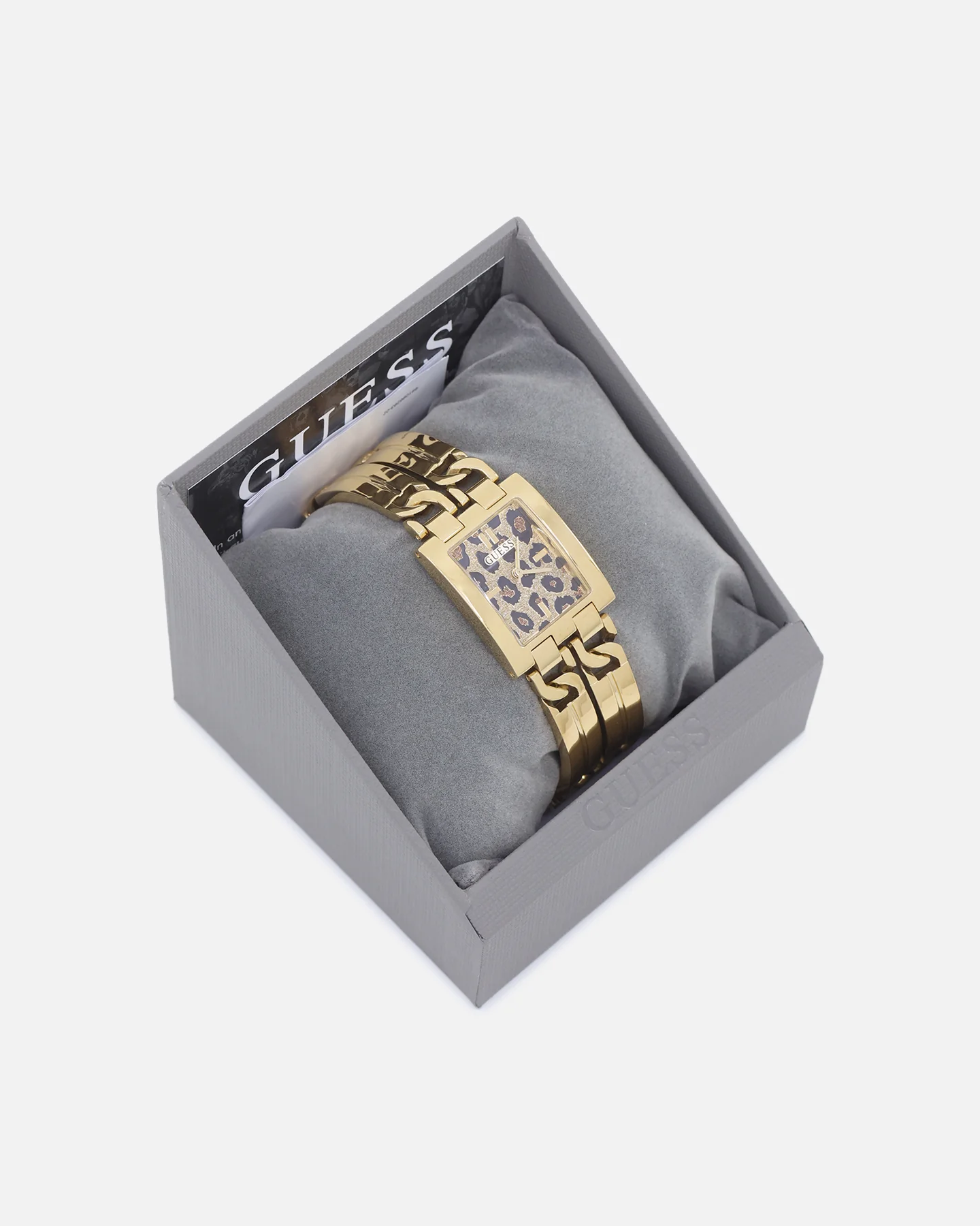 Guess Mainline Women's Mod ID Leopard Watch Gold - Image 3