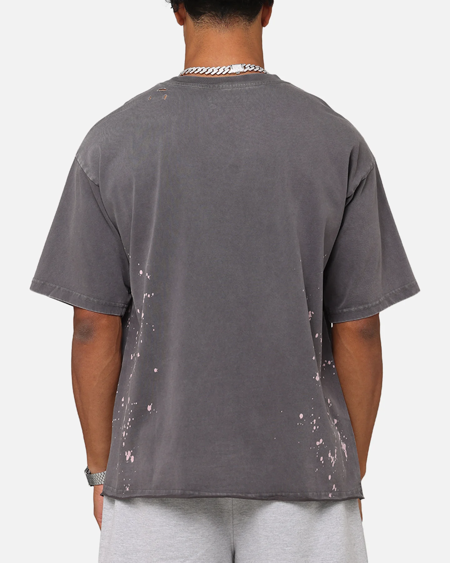Guns N Roses Guns Cross T-Shirt Washed Black - Image 3