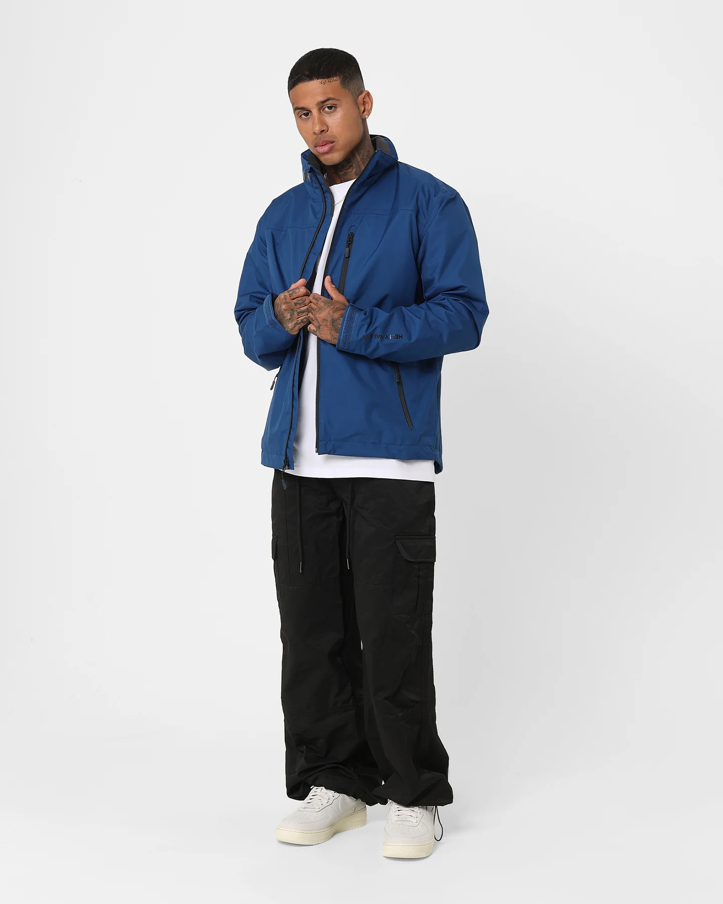 Helly Hansen Crew Midlayer Jacket Deep Fjord - Image 2