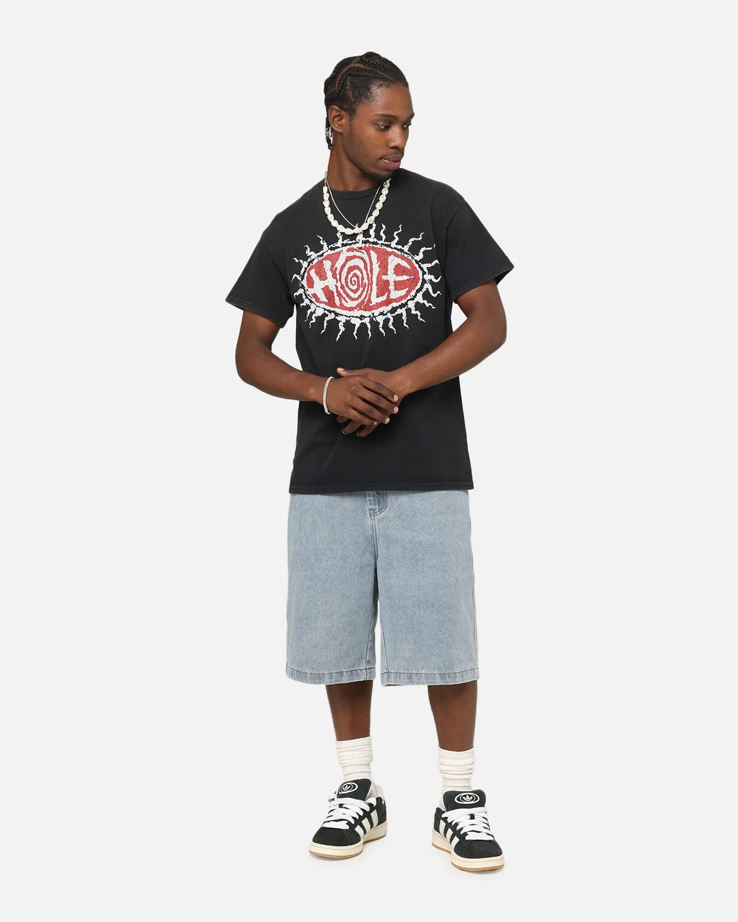 Hole Hole Vintage T-Shirt Black Vintage - Image 2