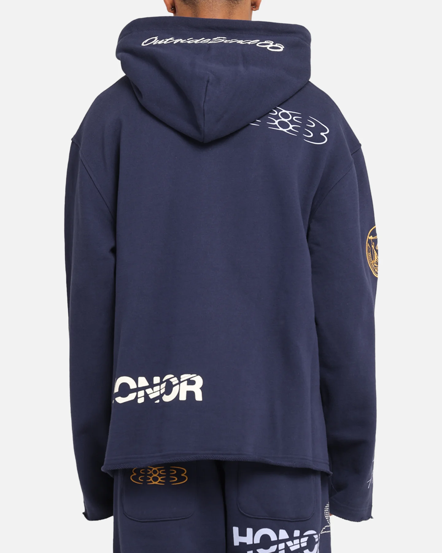 Honor The Gift 1988 Full Zip Hoodie Navy - Image 2