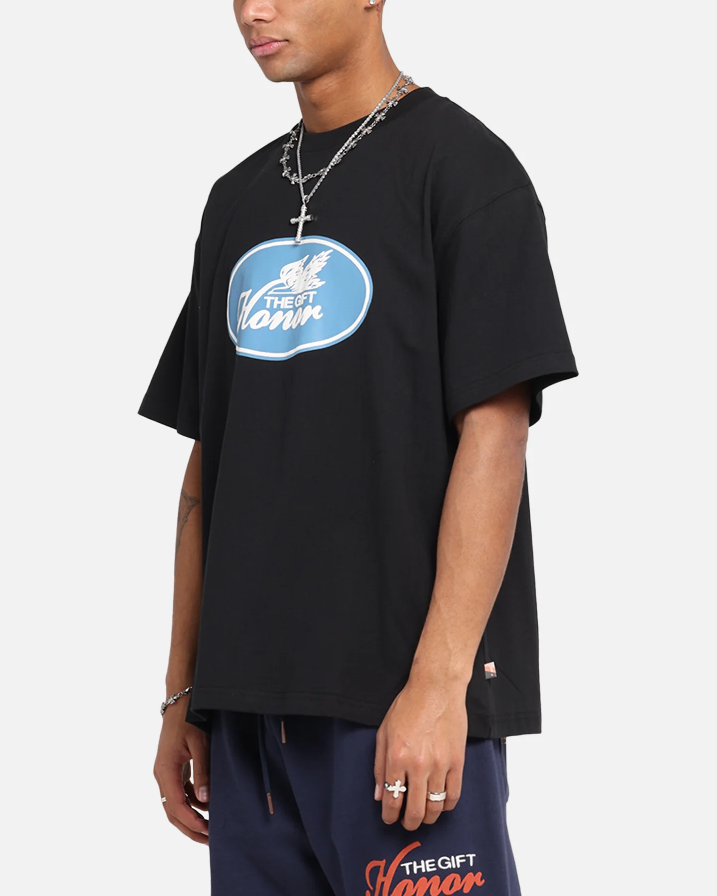 Honor The Gift Auto T-Shirt Black - Image 6