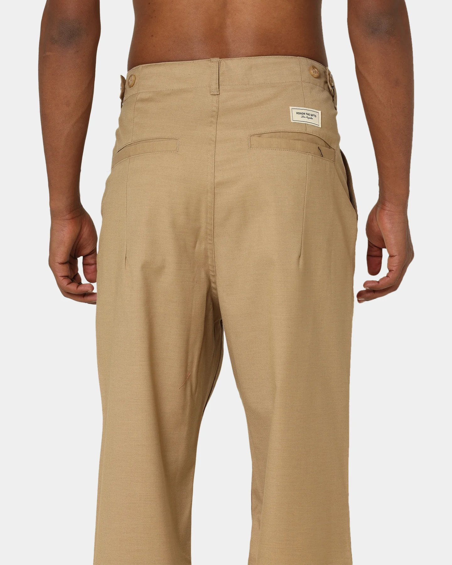 Honor The Gift Inglewood Trouser Pants Cream - Image 8
